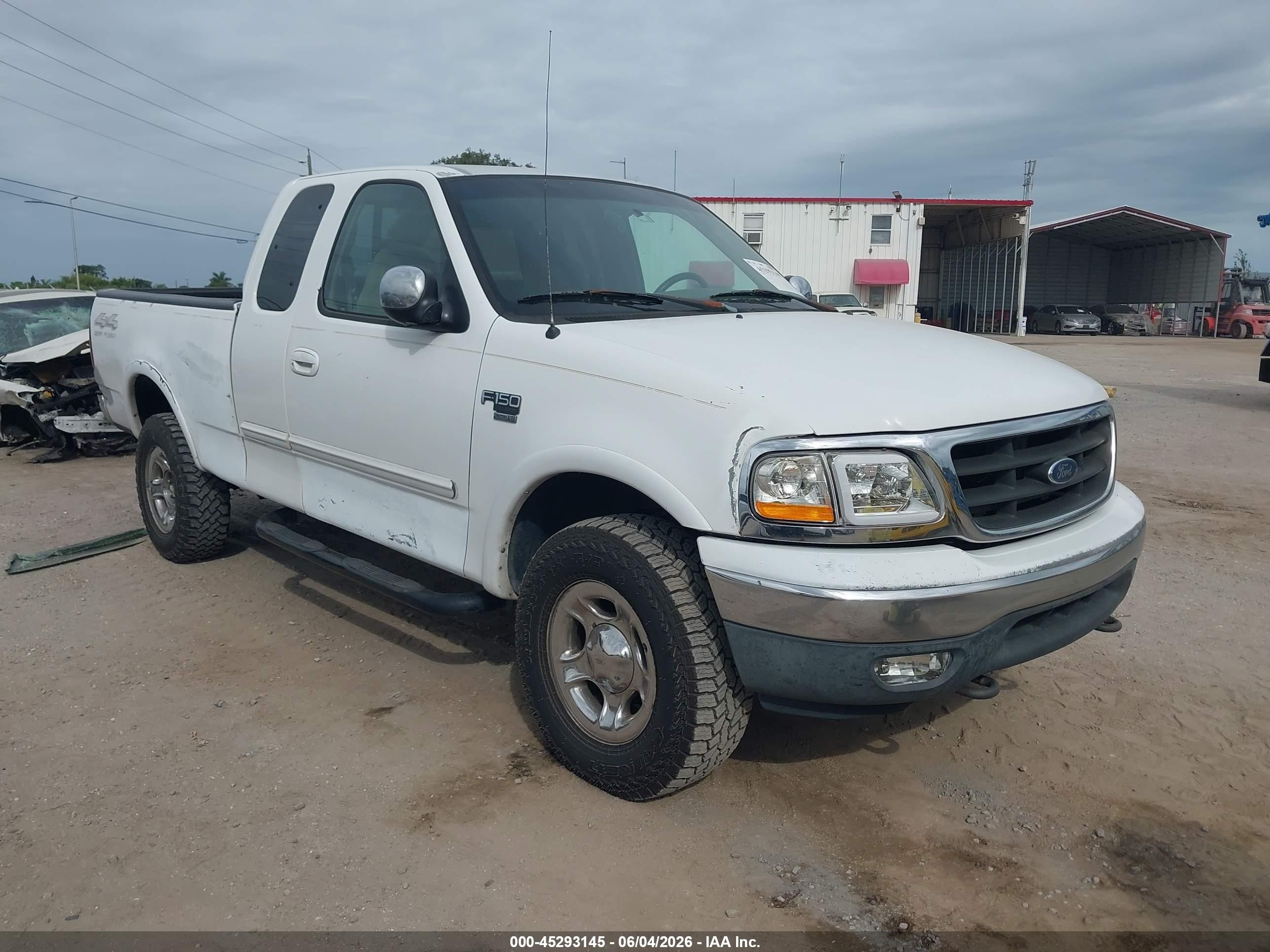 1999 Ford F-150 Lariat/work Series/xl/xlt White vin: 1FTRX18W9XNA86245