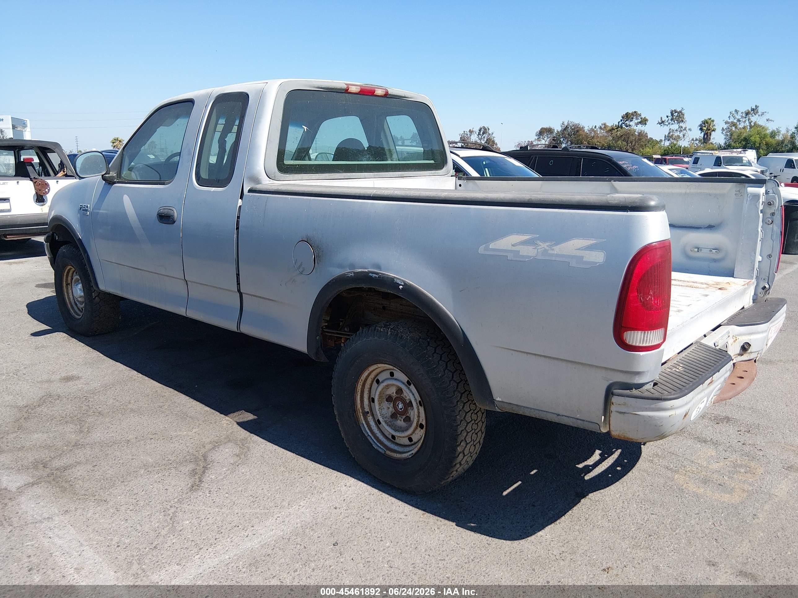 2000 Ford F-150 Lariat/work Series/xl/xlt Gray vin: 1FTRX18W9YKA14027