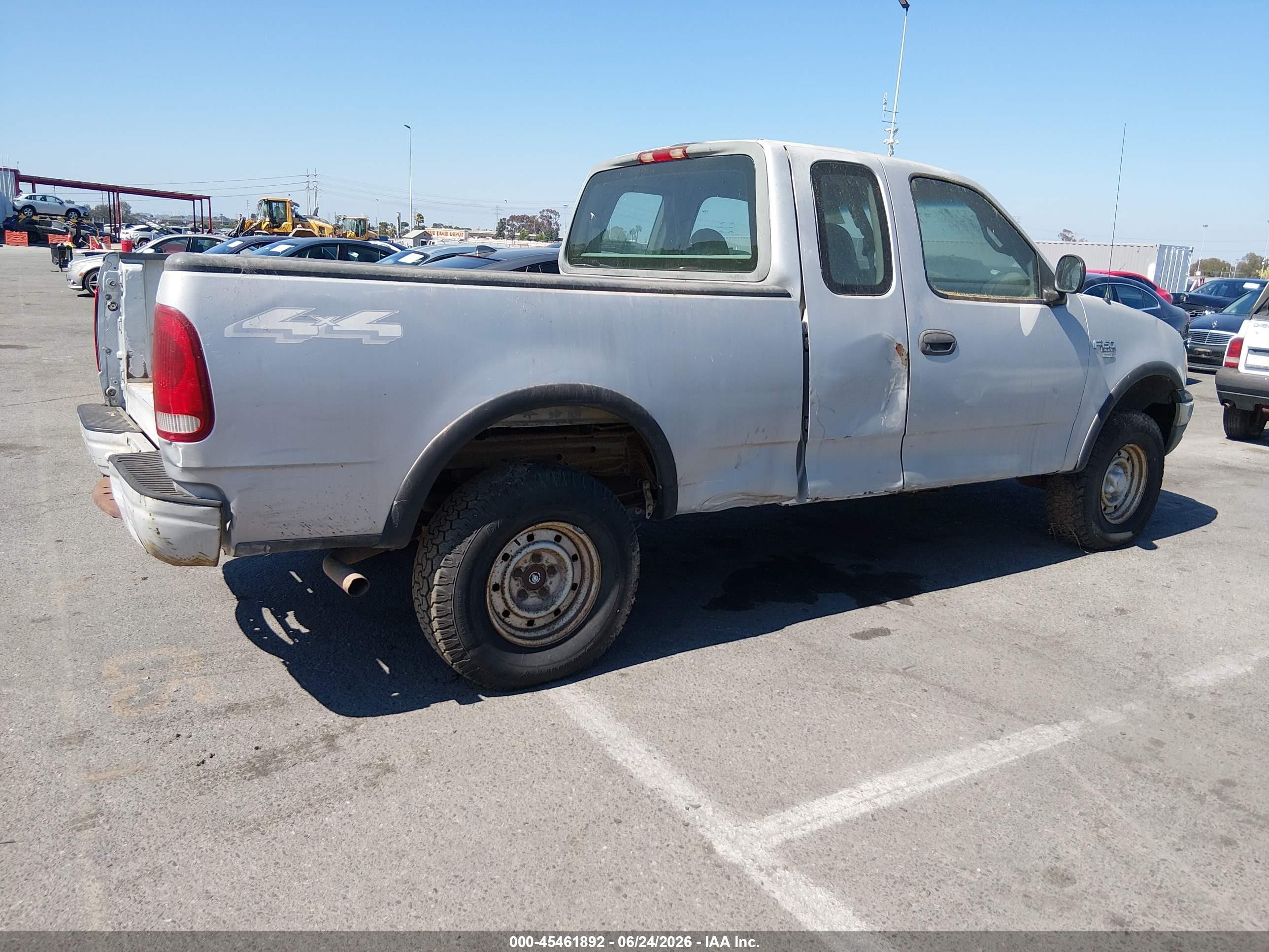 2000 Ford F-150 Lariat/work Series/xl/xlt Gray vin: 1FTRX18W9YKA14027