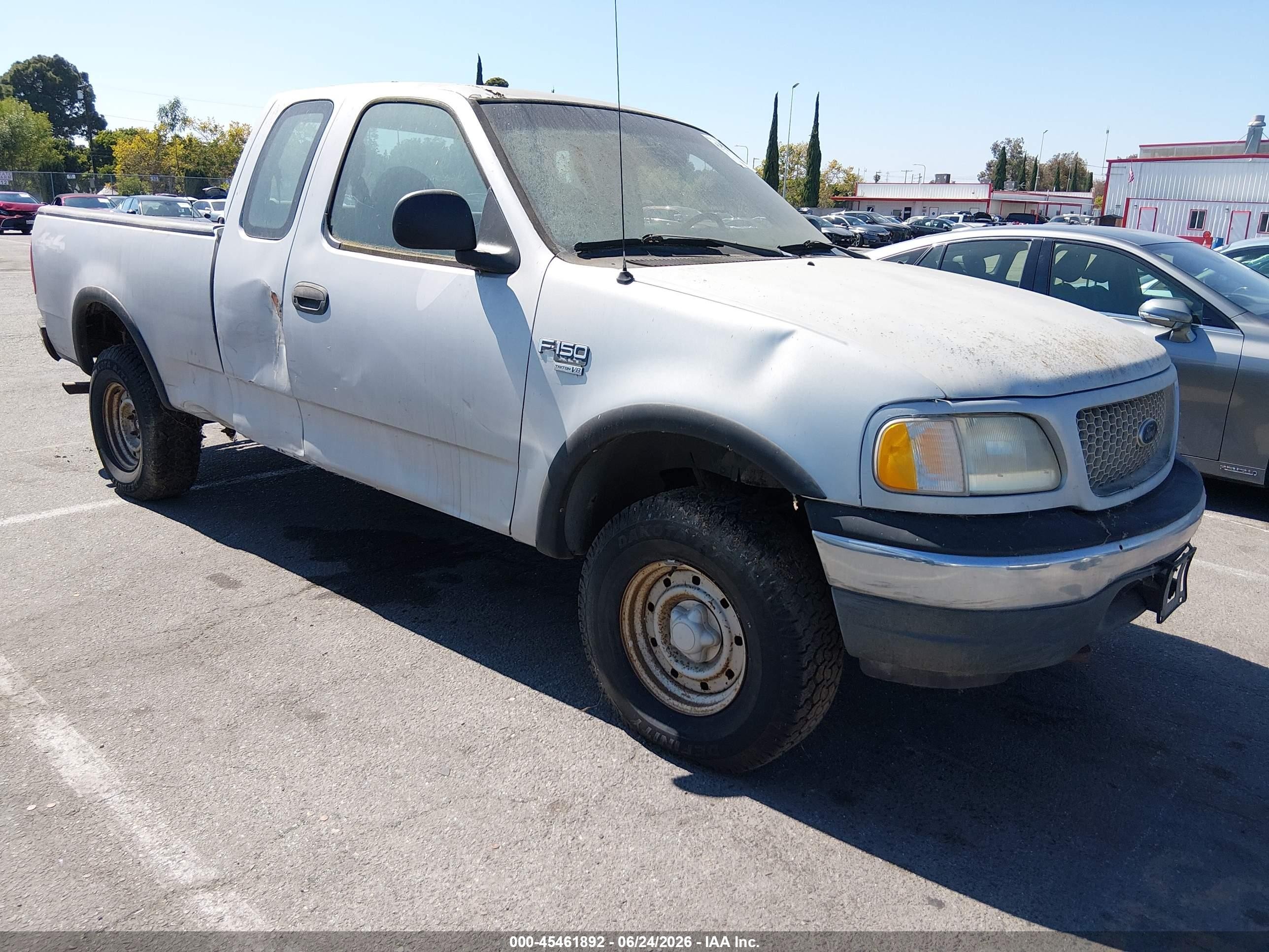 2000 Ford F-150 Lariat/work Series/xl/xlt Gray vin: 1FTRX18W9YKA14027