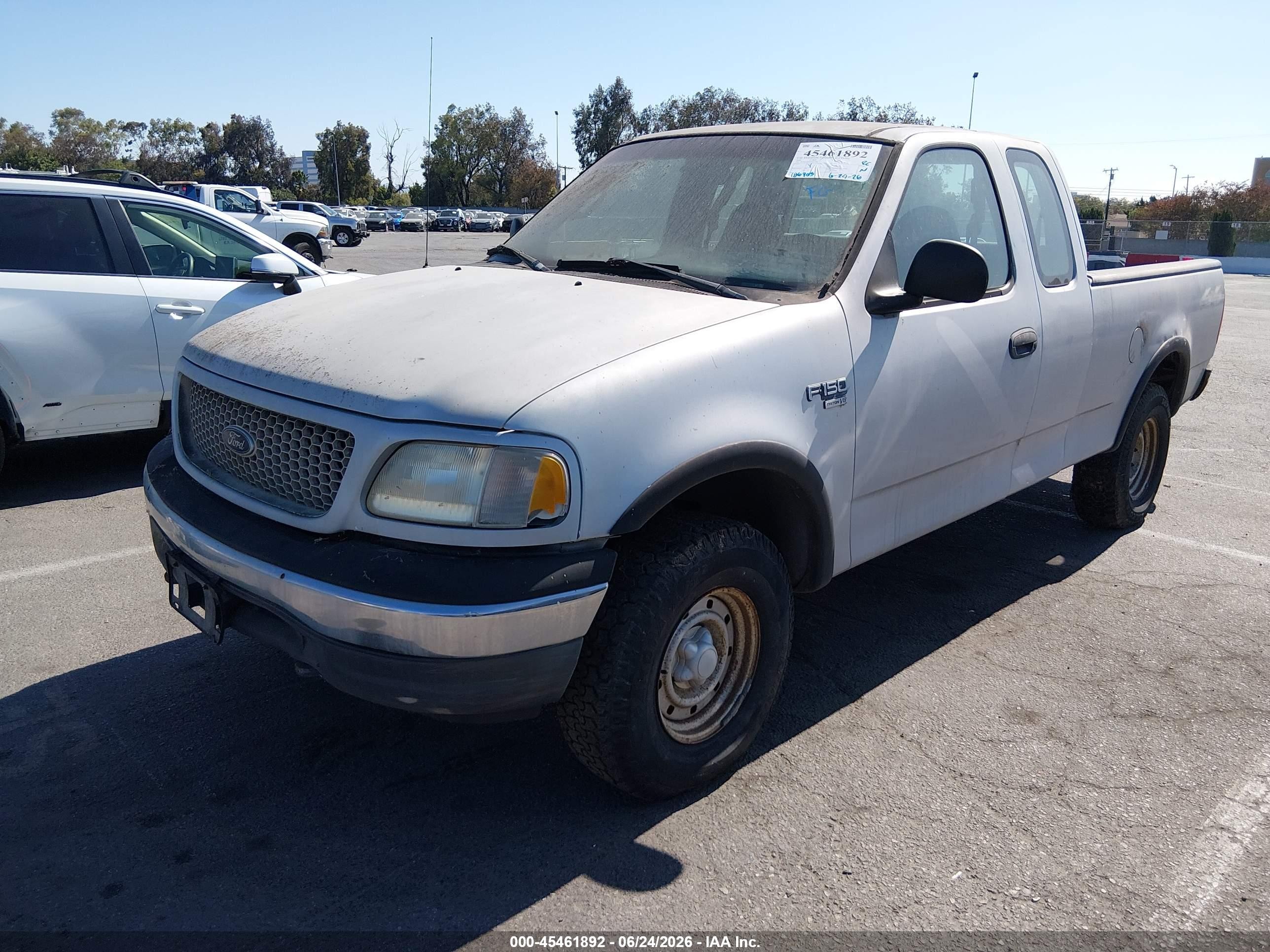 2000 Ford F-150 Lariat/work Series/xl/xlt Gray vin: 1FTRX18W9YKA14027