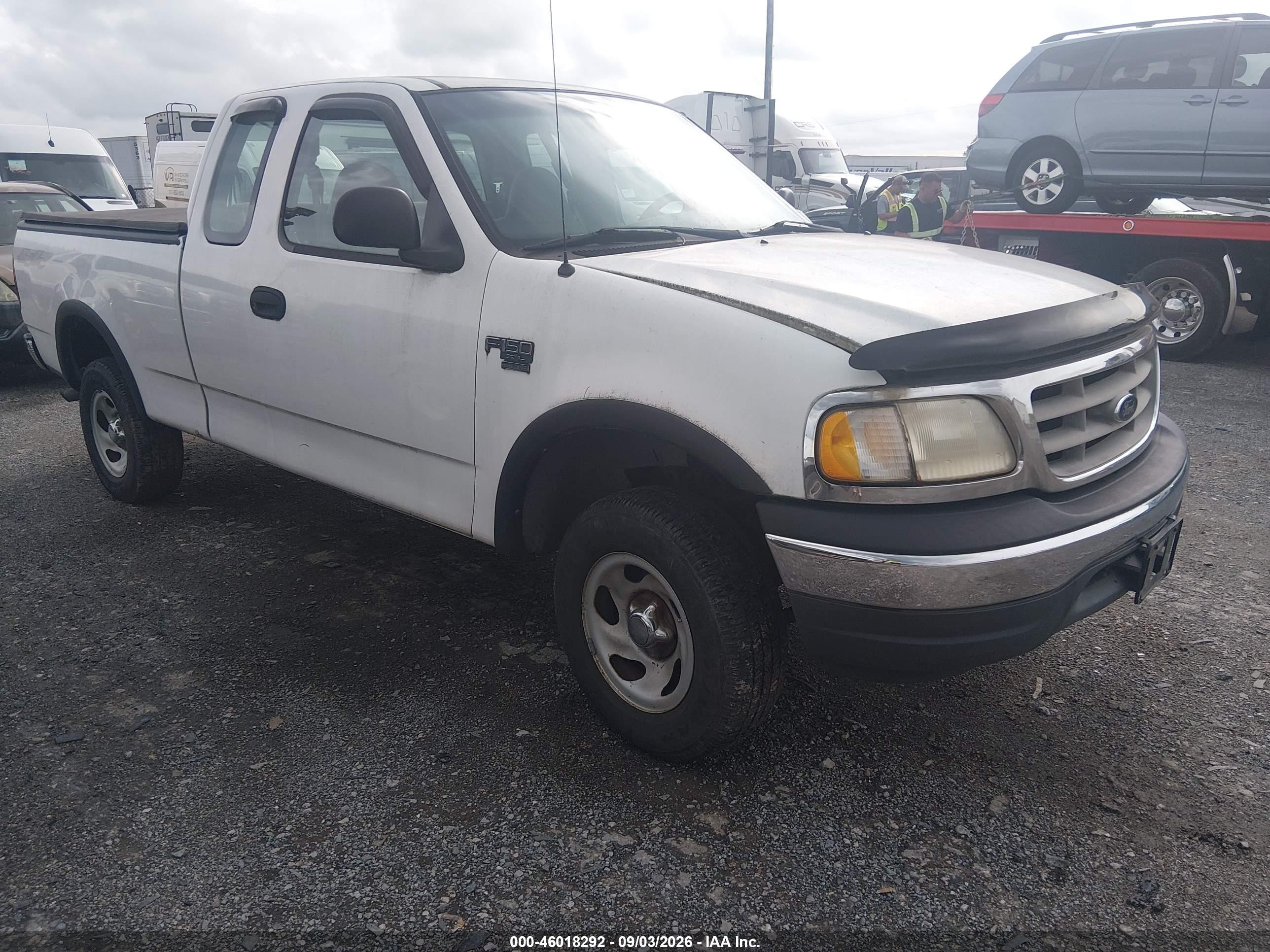 2000 Ford F-150 Lariat/work Series/xl/xlt White vin: 1FTRX18W9YNA69673