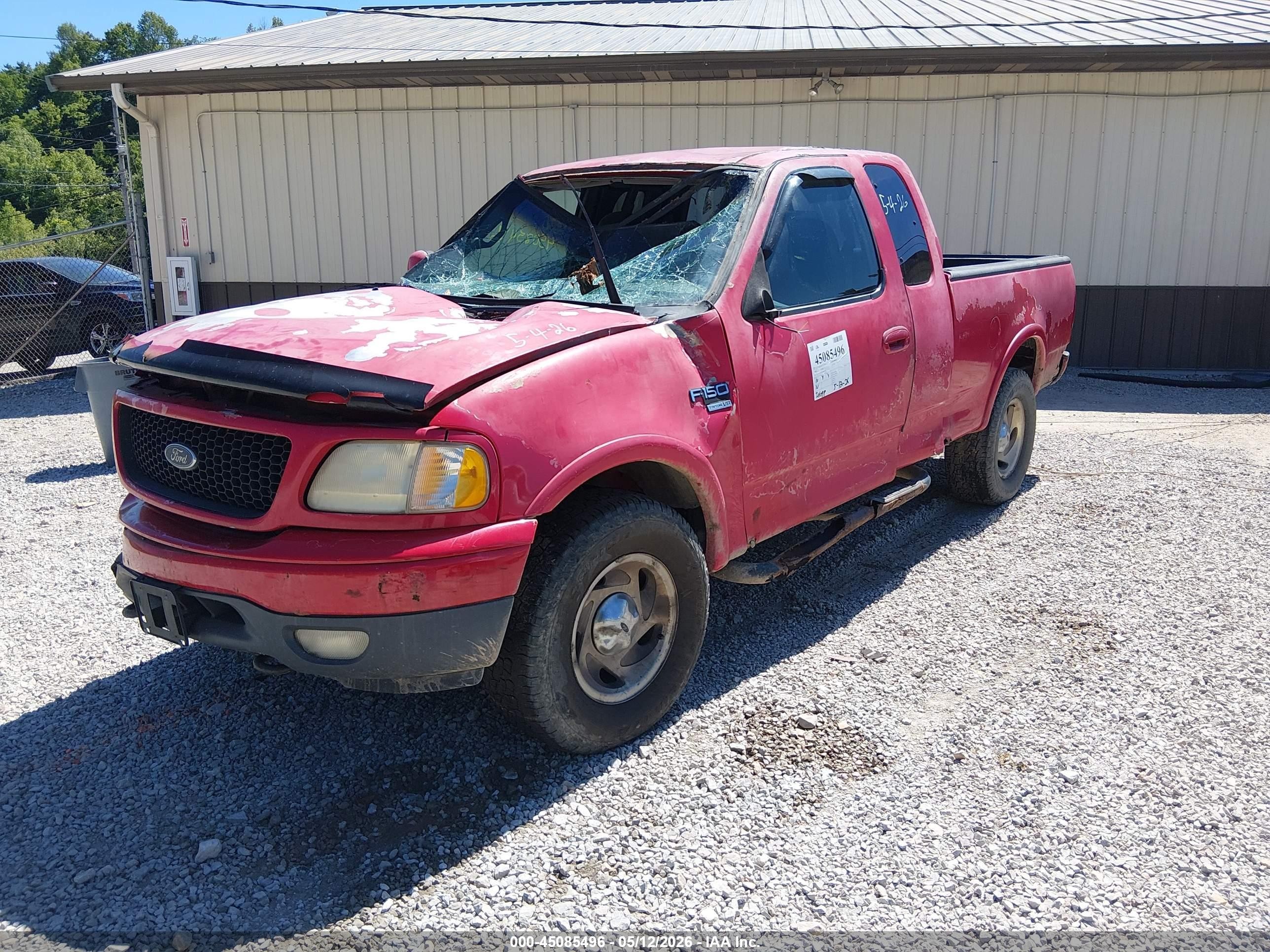 1999 Ford F-150 Lariat/work Series/xl/xlt Red vin: 1FTRX18WXXNB60370
