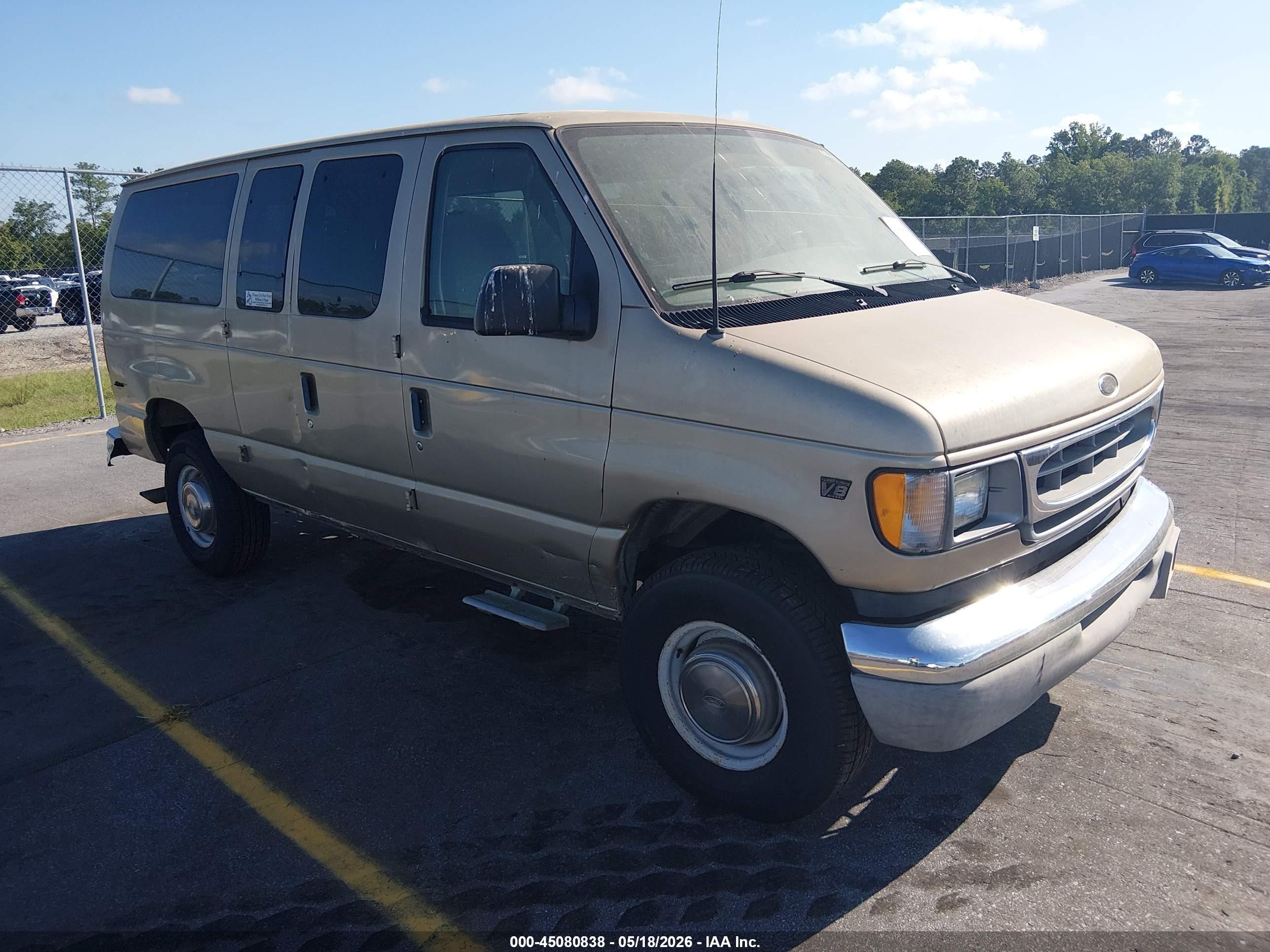 2000 Ford E-350 Super Duty Commercial/recreational Золотой vin: 1FTSE34F4YHB40169