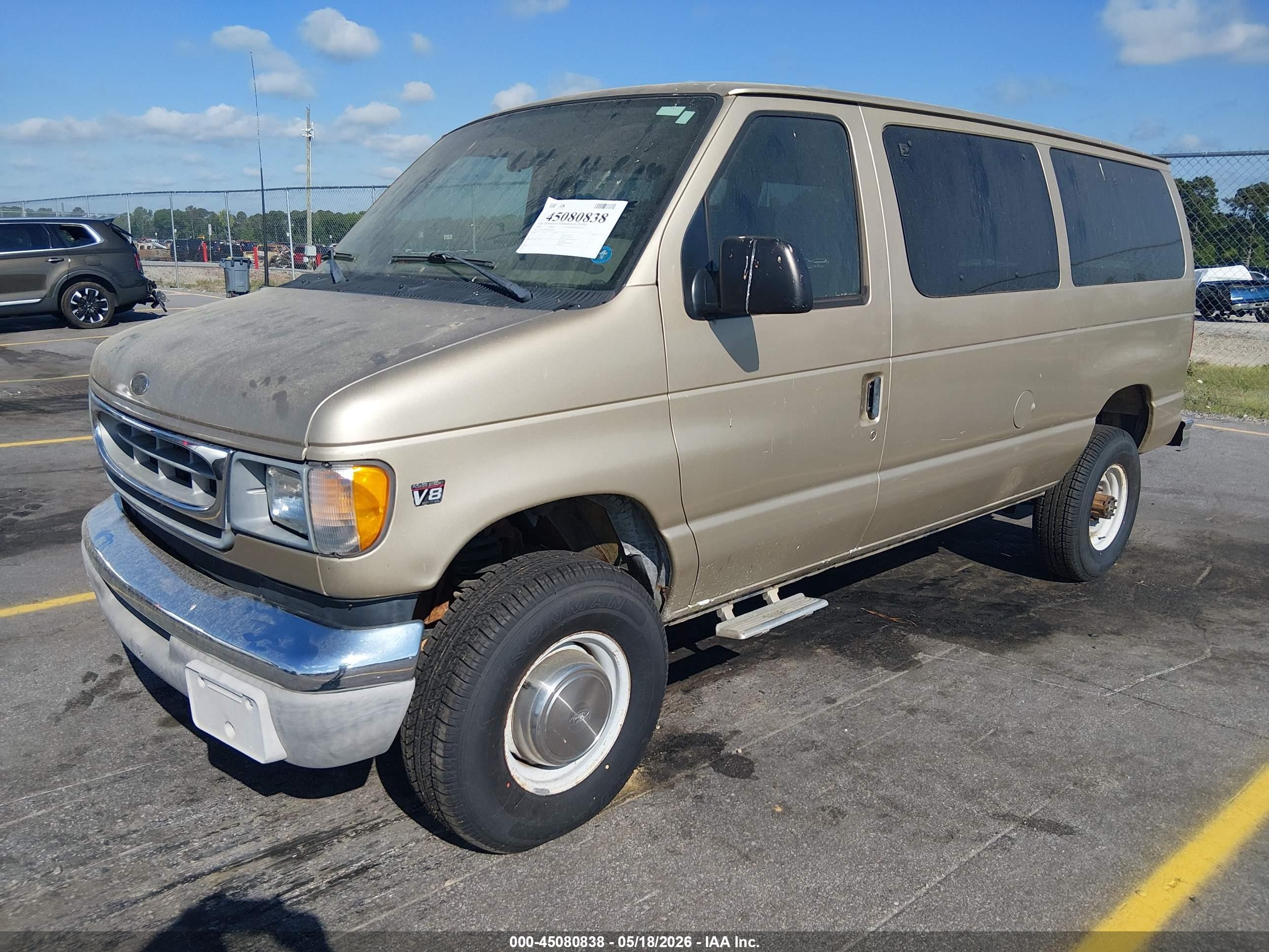 2000 Ford E-350 Super Duty Commercial/recreational Золотой vin: 1FTSE34F4YHB40169
