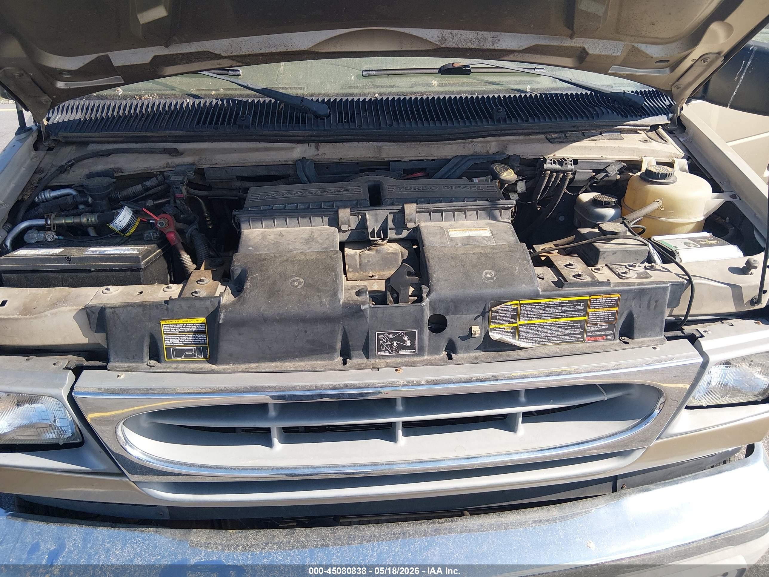 2000 Ford E-350 Super Duty Commercial/recreational Золотой vin: 1FTSE34F4YHB40169