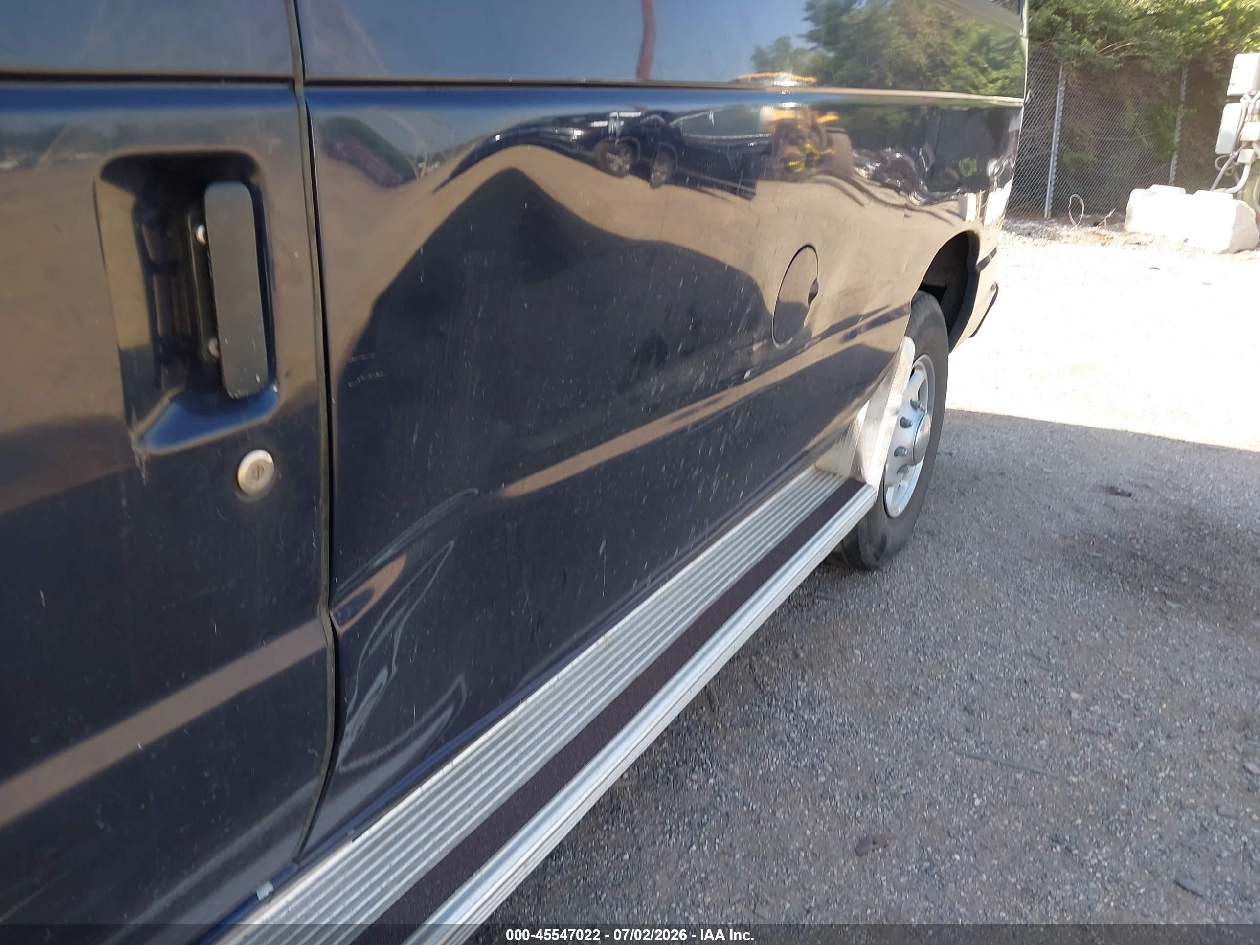 2003 Ford E-350 Super Duty Commercial/recreational Blue vin: 1FTSE34L03HB64368