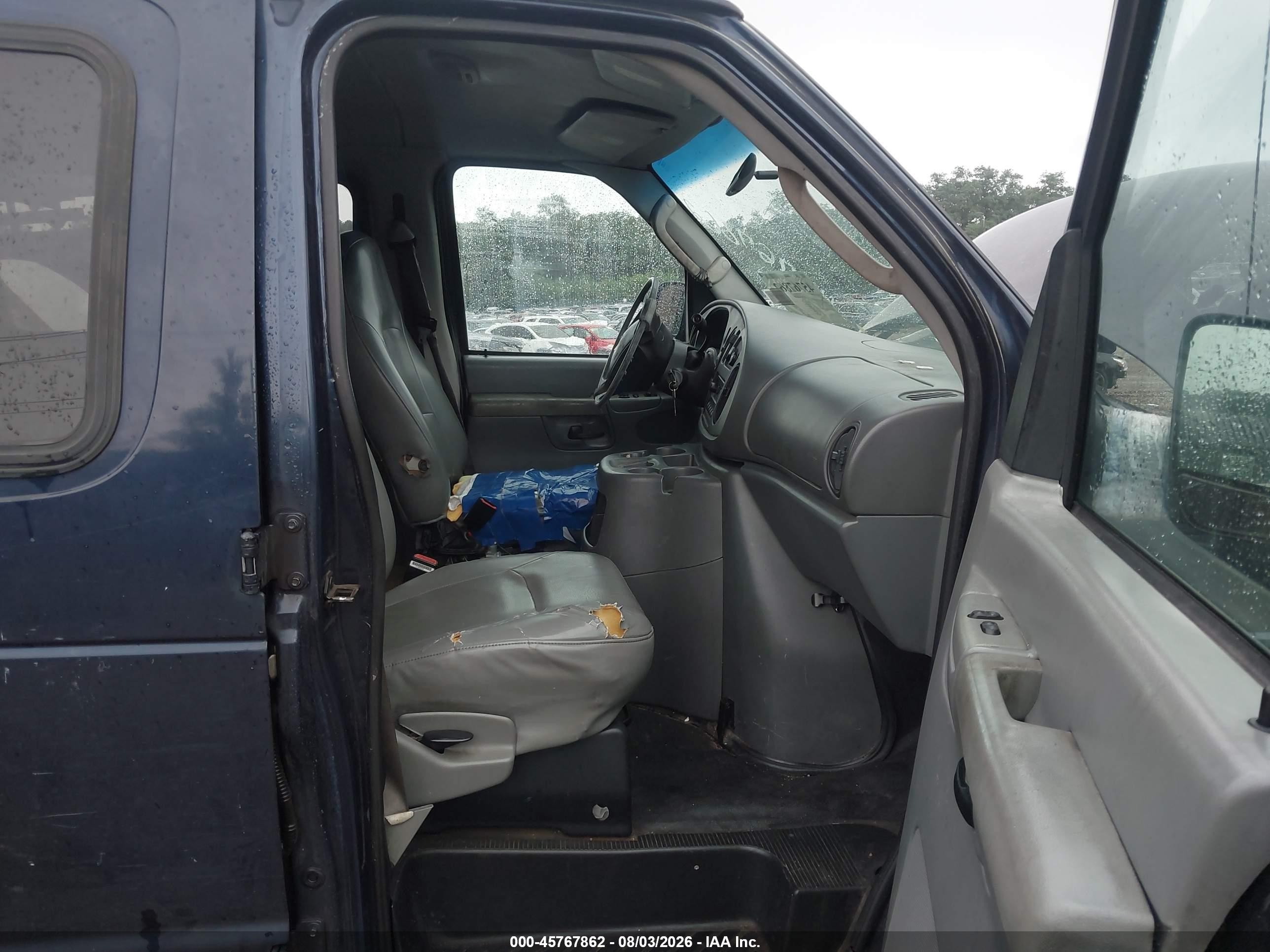 2003 Ford E-350 Super Duty Commercial/recreational Blue vin: 1FTSE34L03HC06201