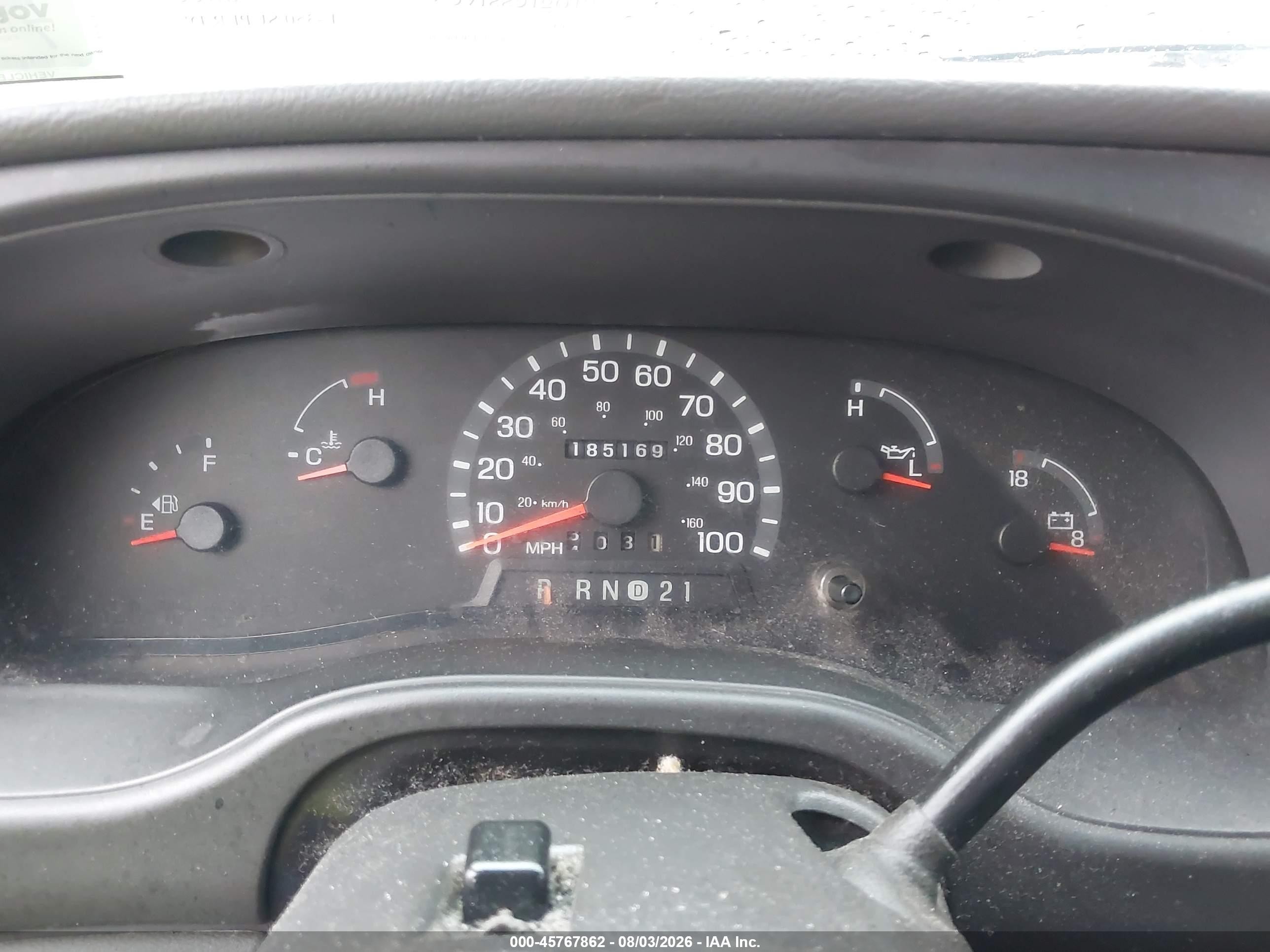 2003 Ford E-350 Super Duty Commercial/recreational Blue vin: 1FTSE34L03HC06201