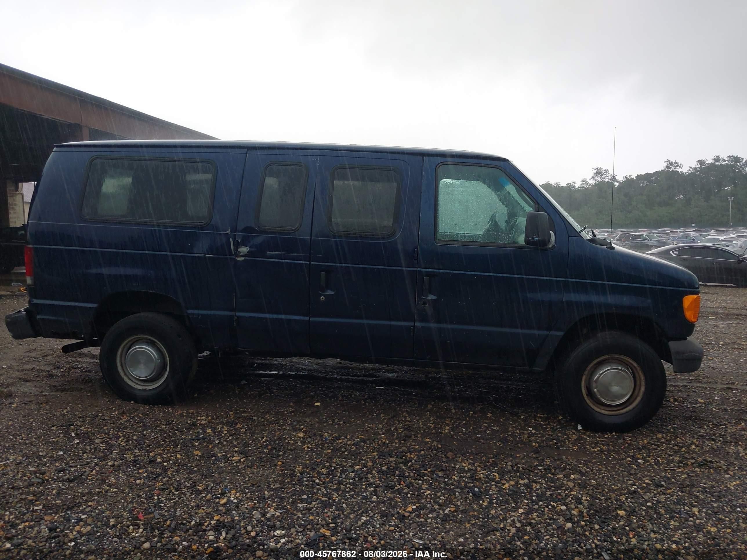 2003 Ford E-350 Super Duty Commercial/recreational Blue vin: 1FTSE34L03HC06201