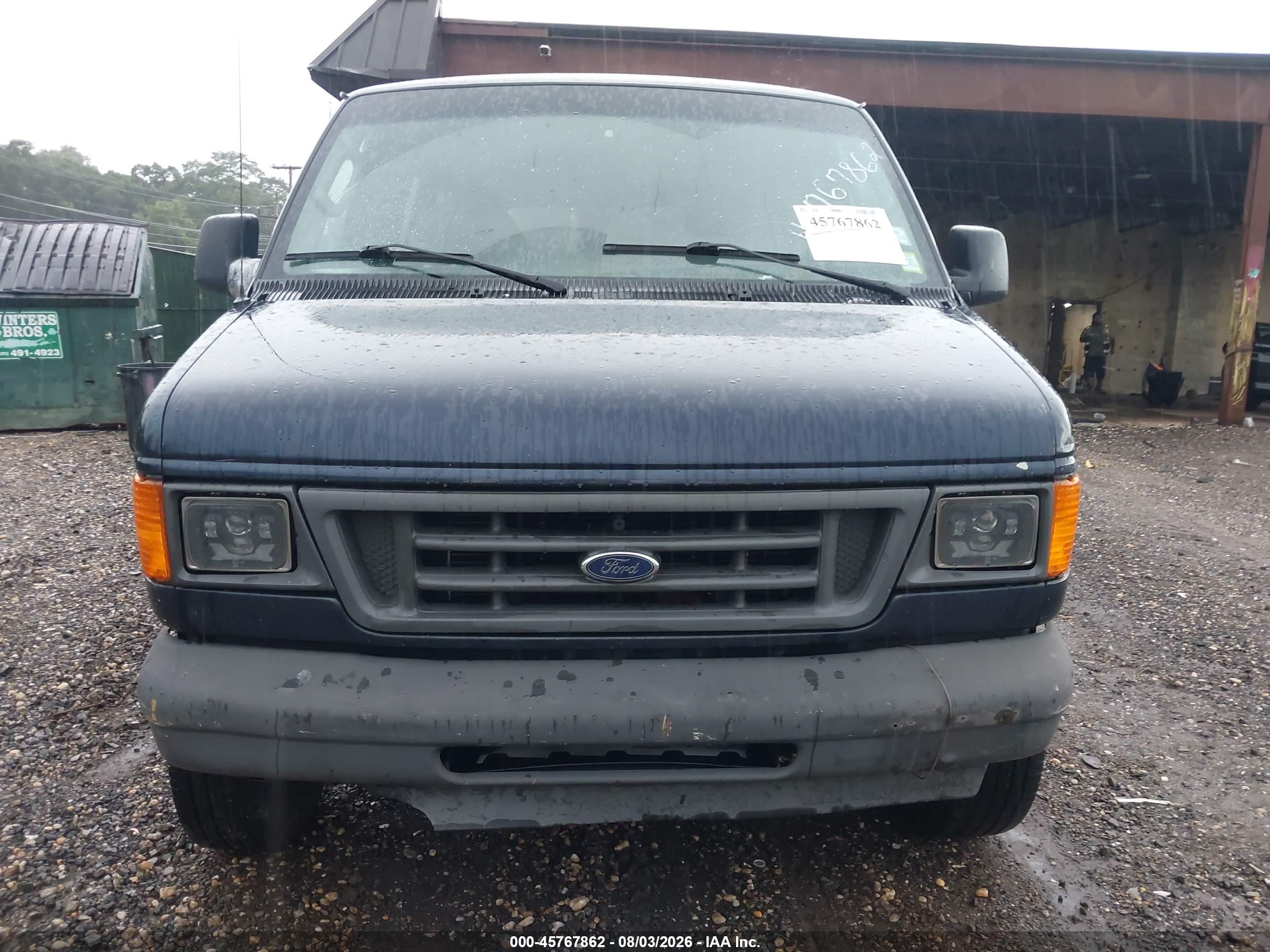 2003 Ford E-350 Super Duty Commercial/recreational Blue vin: 1FTSE34L03HC06201