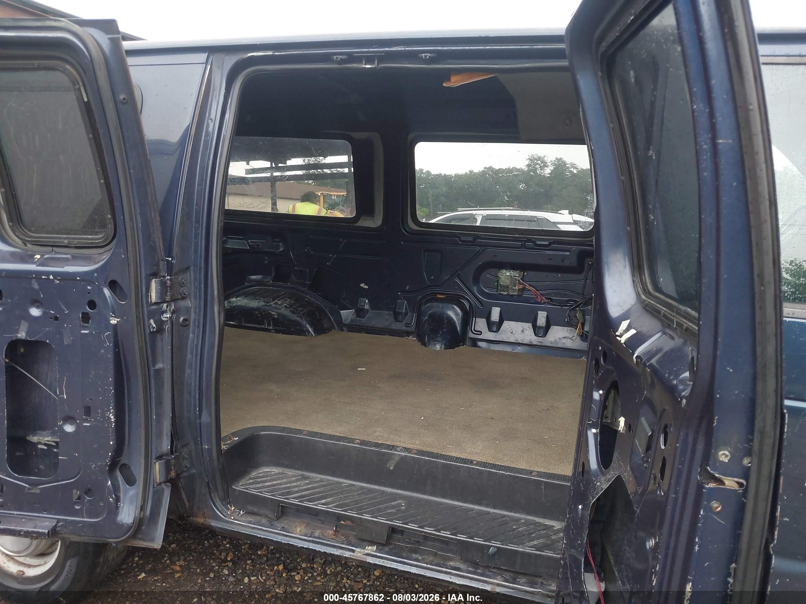 2003 Ford E-350 Super Duty Commercial/recreational Blue vin: 1FTSE34L03HC06201