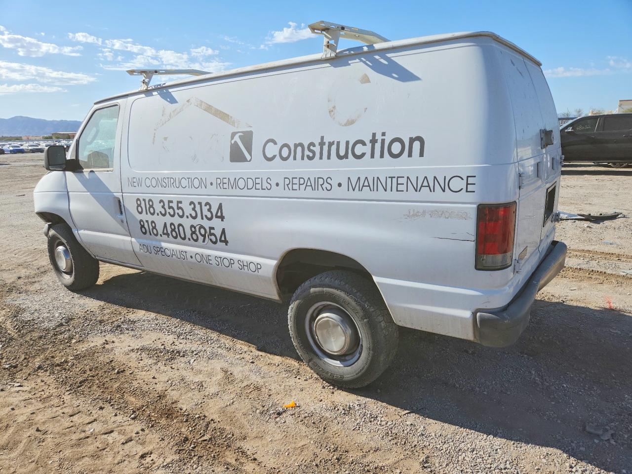 2004 Ford Econoline E350 Super Duty Van Белый vin: 1FTSE34L14HA23097