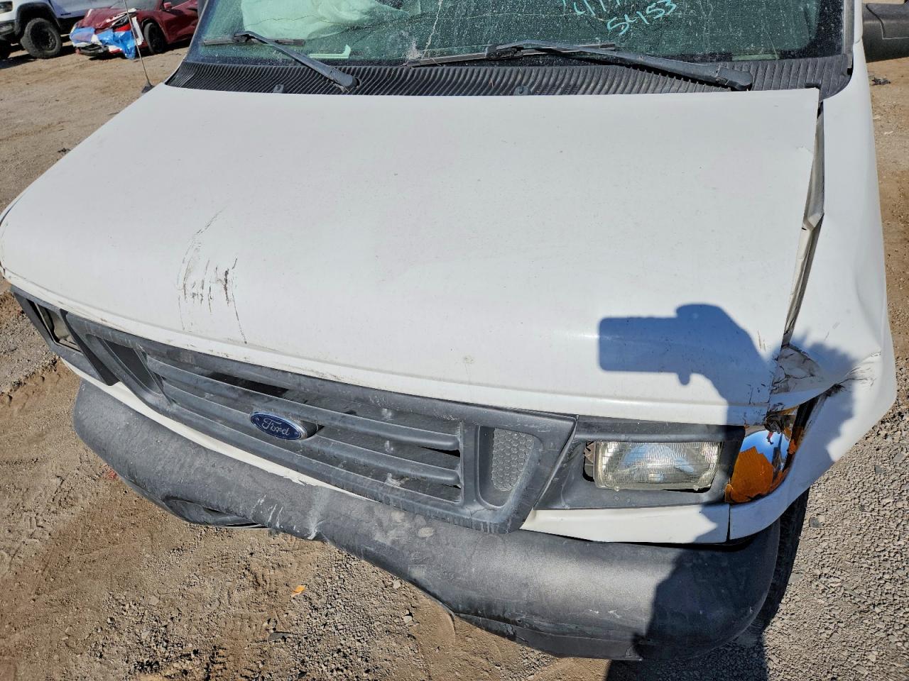 2004 Ford Econoline E350 Super Duty Van Белый vin: 1FTSE34L14HA23097