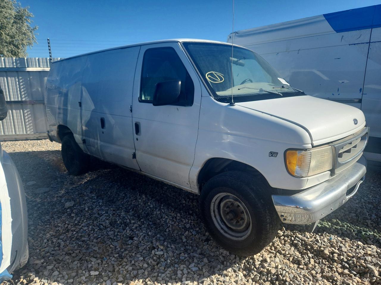 1998 Ford Econoline E350 Van White vin: 1FTSE34L3WHB27397