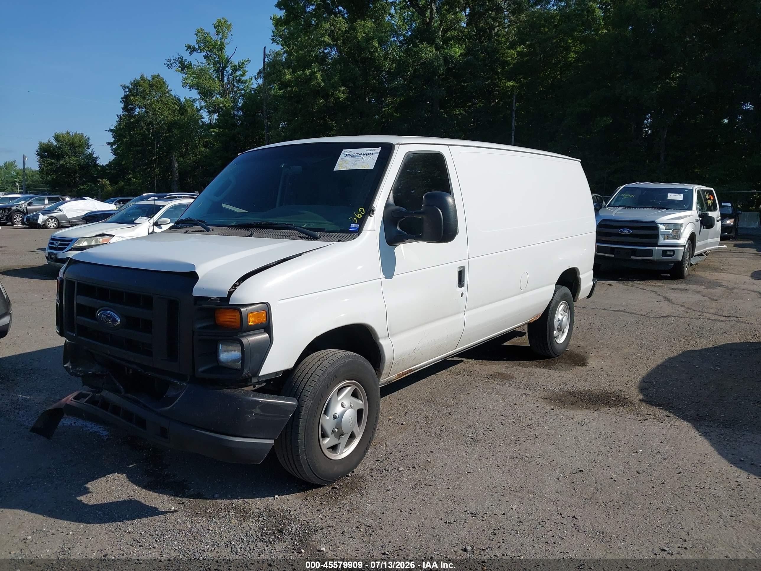 2009 Ford E-350 Super Duty Commercial/recreational White vin: 1FTSE34LX9DA66044