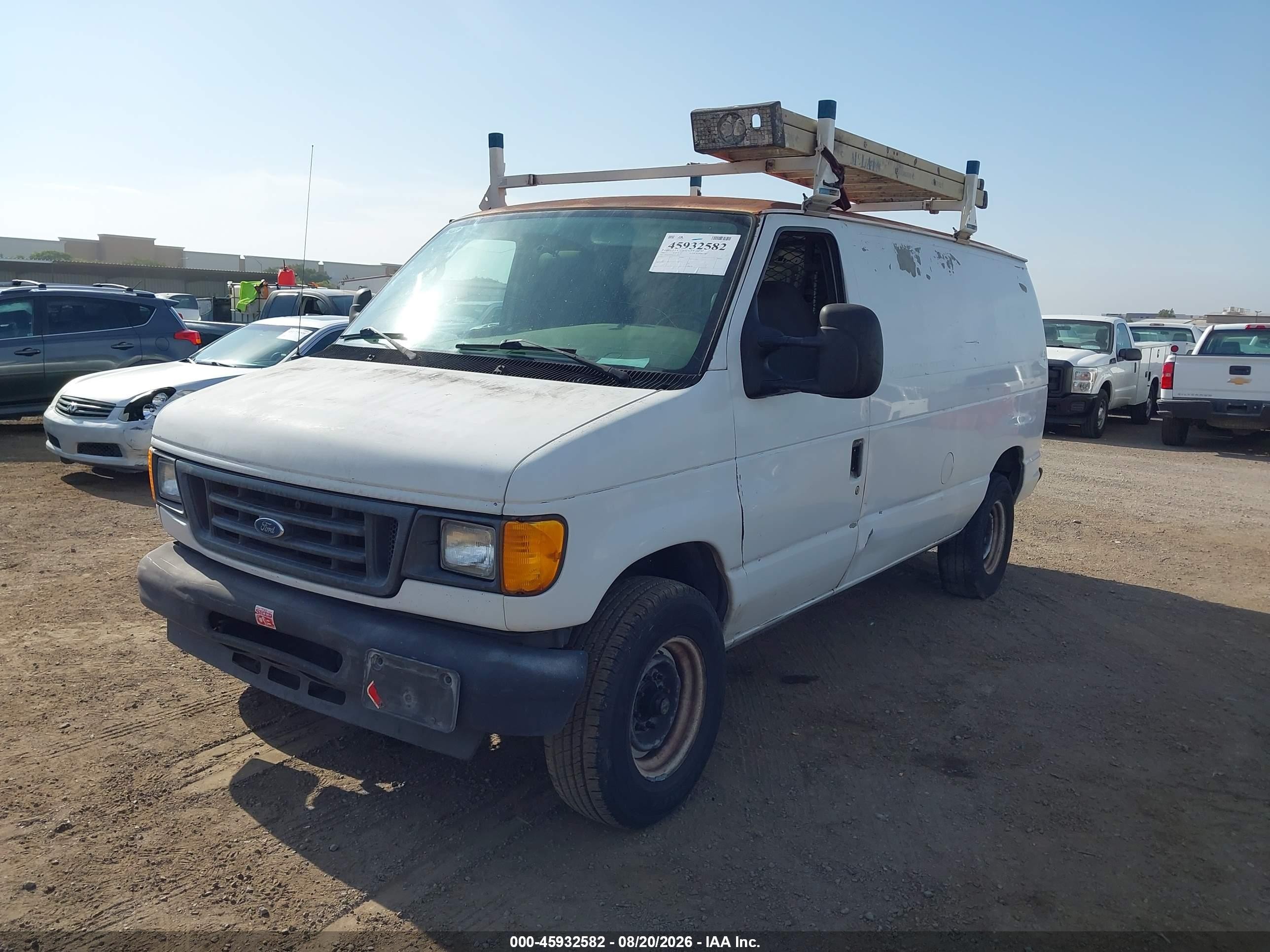 2005 Ford E-350 Super Duty Commercial/recreational White vin: 1FTSE34P05HA61621