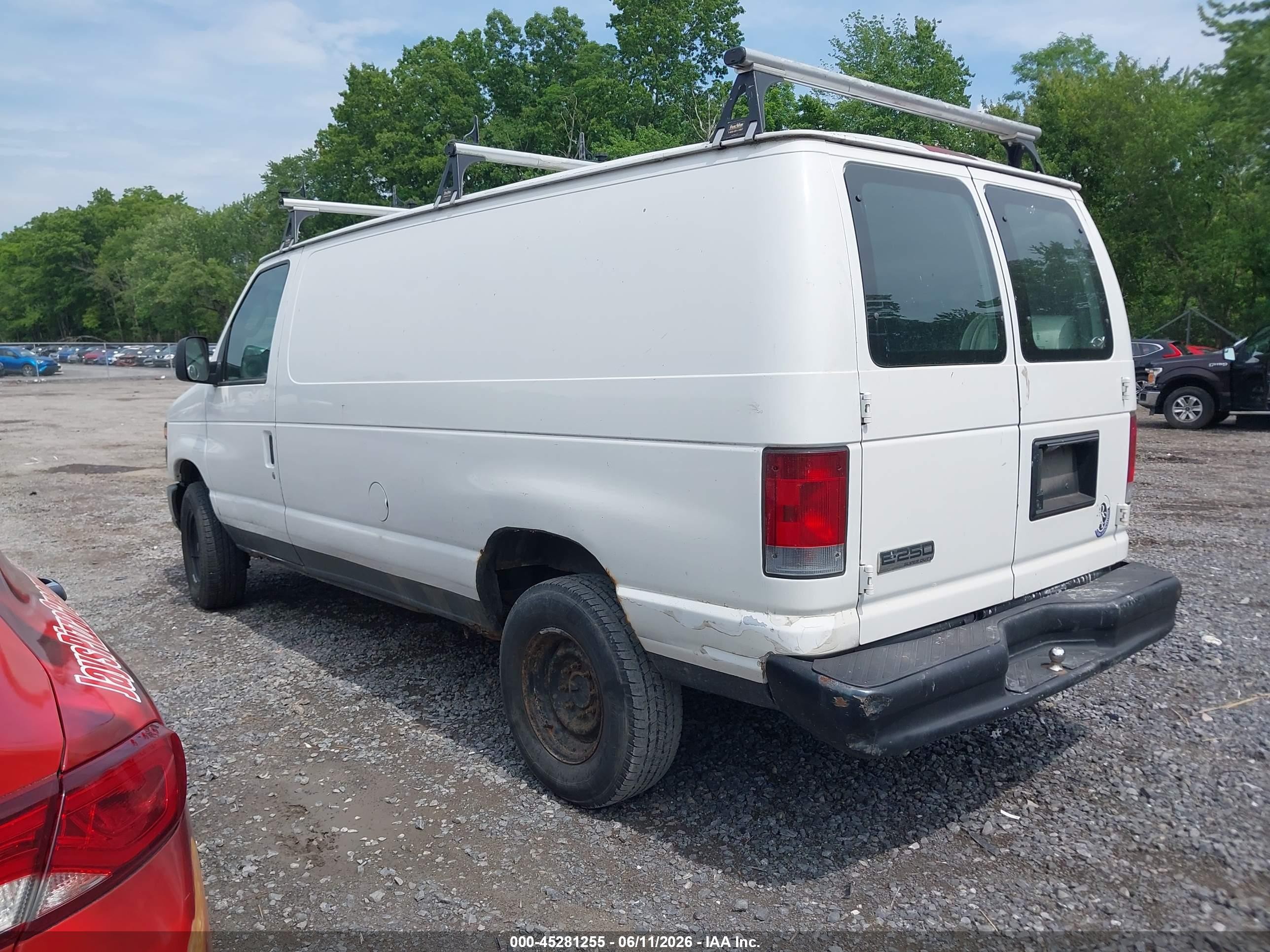 2009 Ford E-350 Super Duty Commercial White vin: 1FTSE34P29DA34529