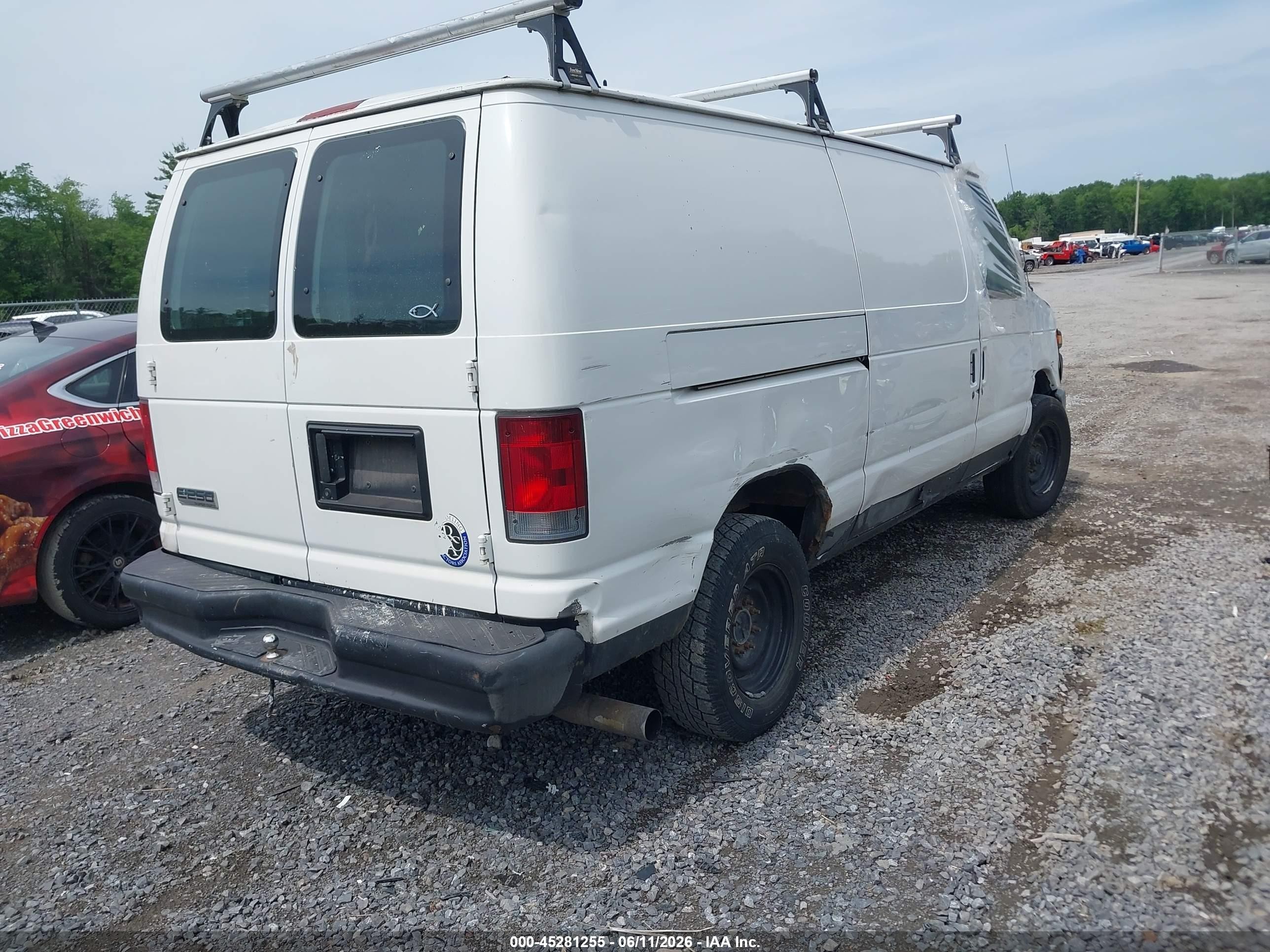 2009 Ford E-350 Super Duty Commercial White vin: 1FTSE34P29DA34529