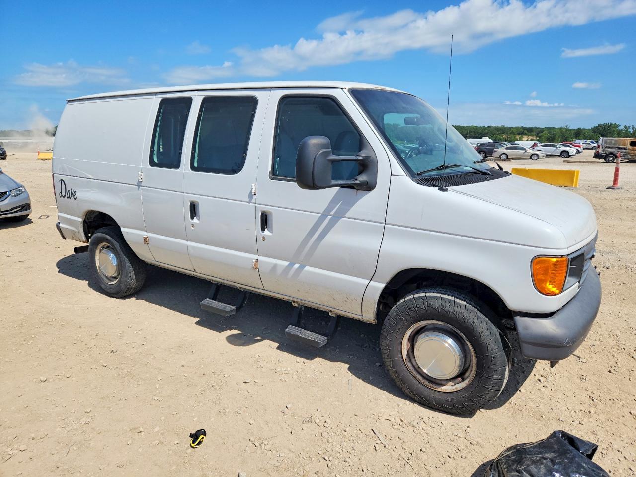 2006 Ford Econoline E350 Super Duty Van Белый vin: 1FTSE34S26HA38802