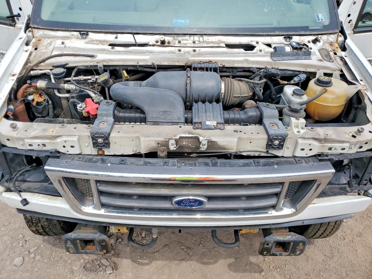 2014 Ford Econoline E350 Super Duty Van White vin: 1FTSE3EL0EDA32669