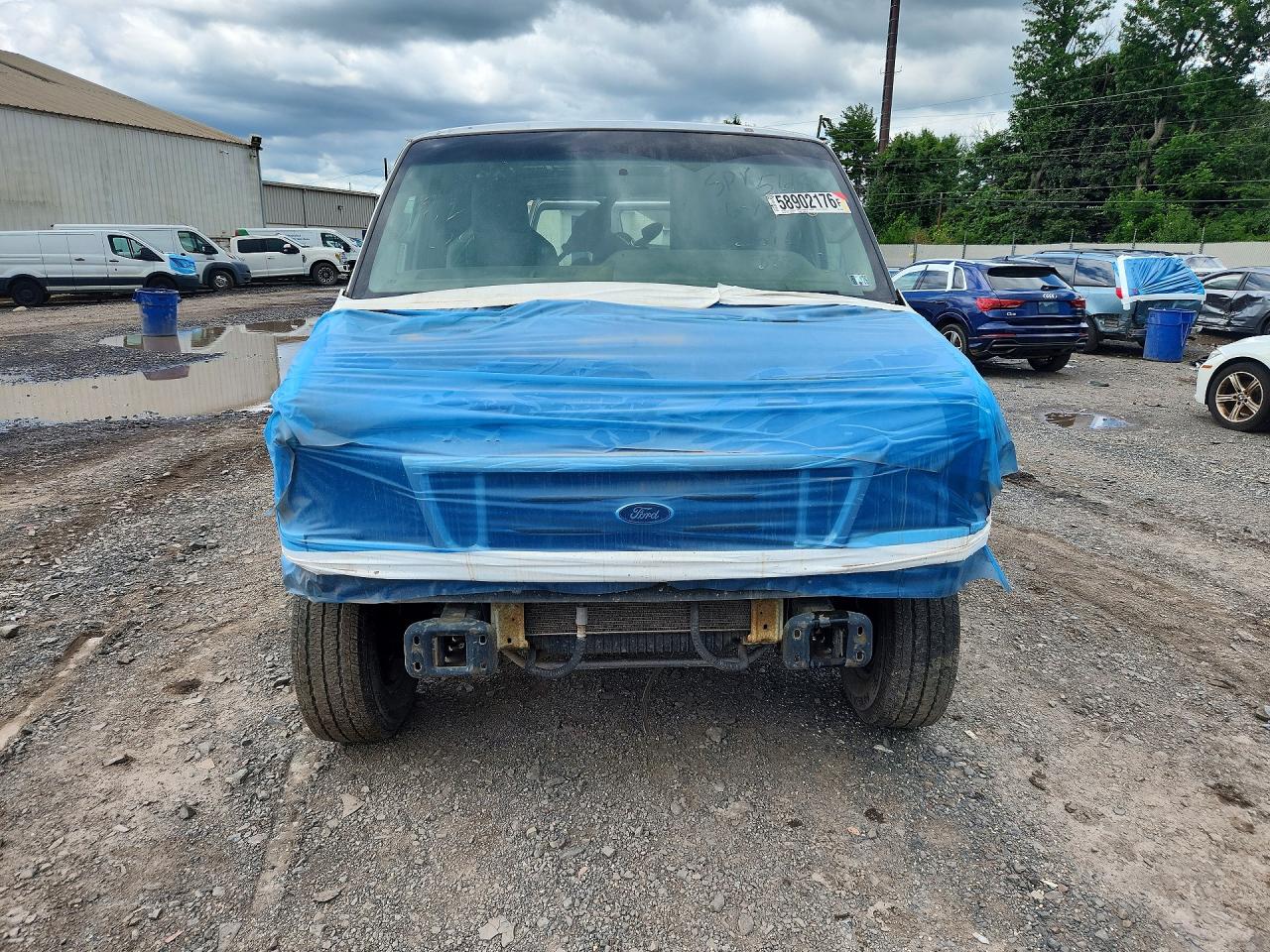 2014 Ford Econoline E350 Super Duty Van White vin: 1FTSE3EL0EDA32669