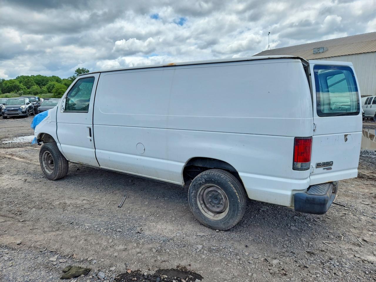 2014 Ford Econoline E350 Super Duty Van White vin: 1FTSE3EL0EDA32669