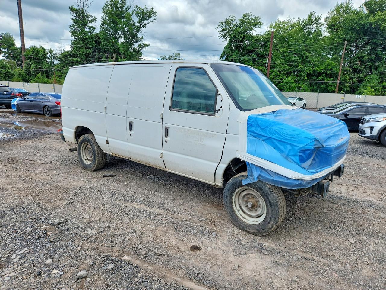 2014 Ford Econoline E350 Super Duty Van White vin: 1FTSE3EL0EDA32669