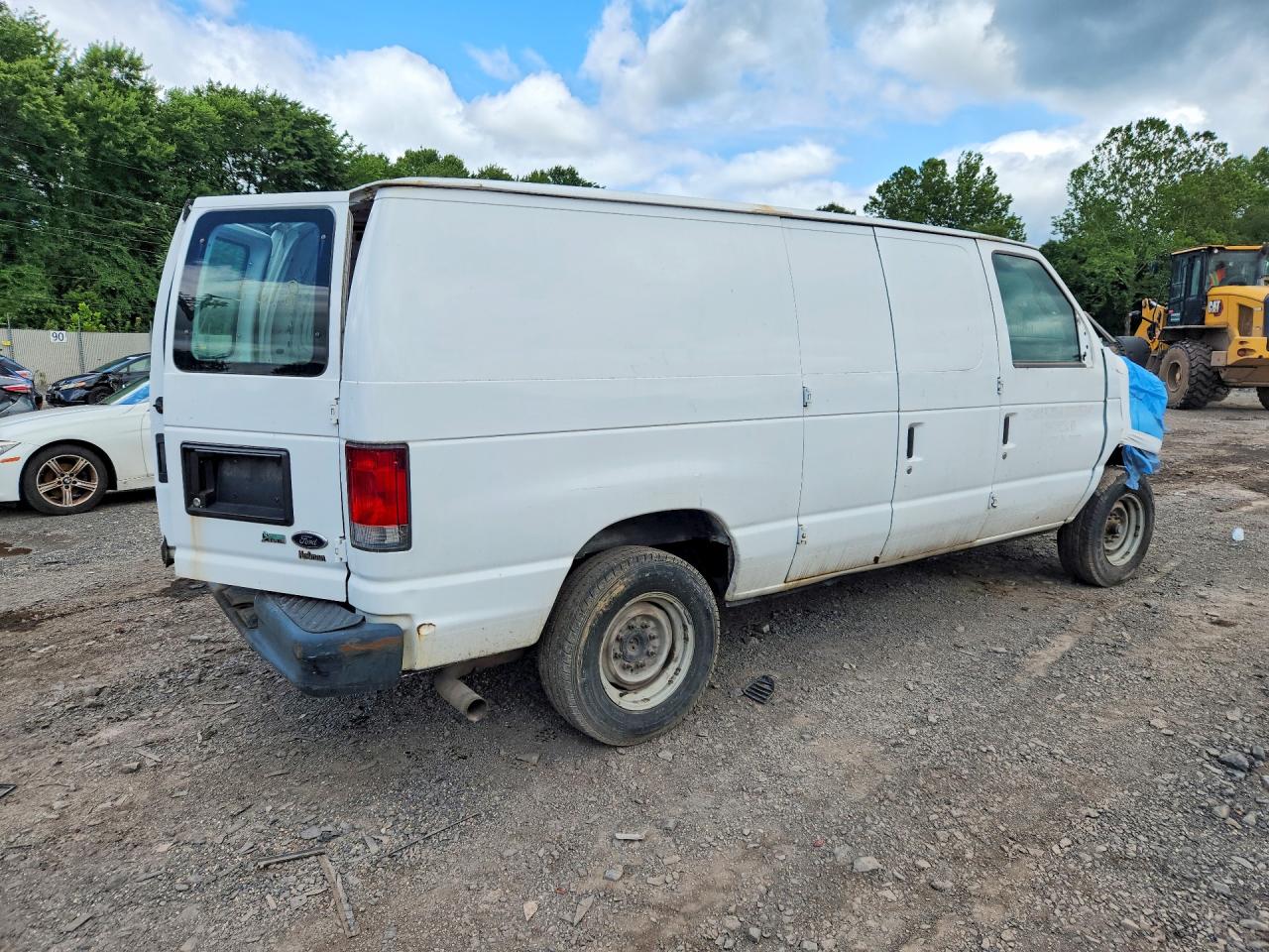 2014 Ford Econoline E350 Super Duty Van White vin: 1FTSE3EL0EDA32669