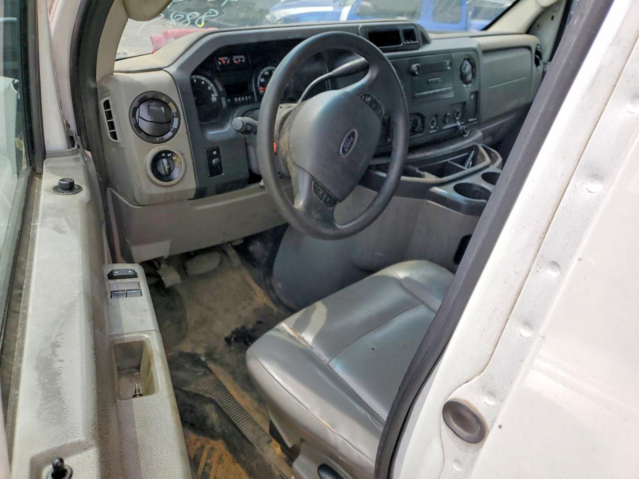 2014 Ford Econoline E350 Super Duty Van White vin: 1FTSE3EL0EDA32669