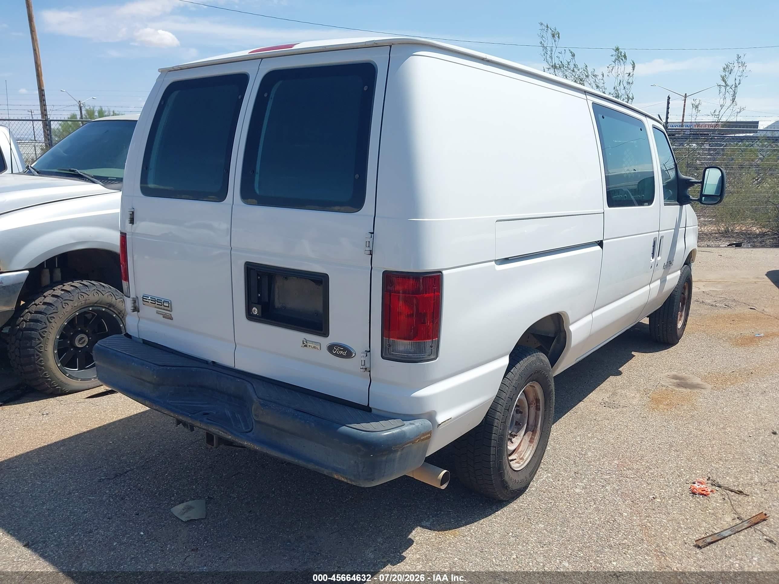 2012 Ford E-350 Super Duty Commercial White vin: 1FTSE3EL1CDA14033