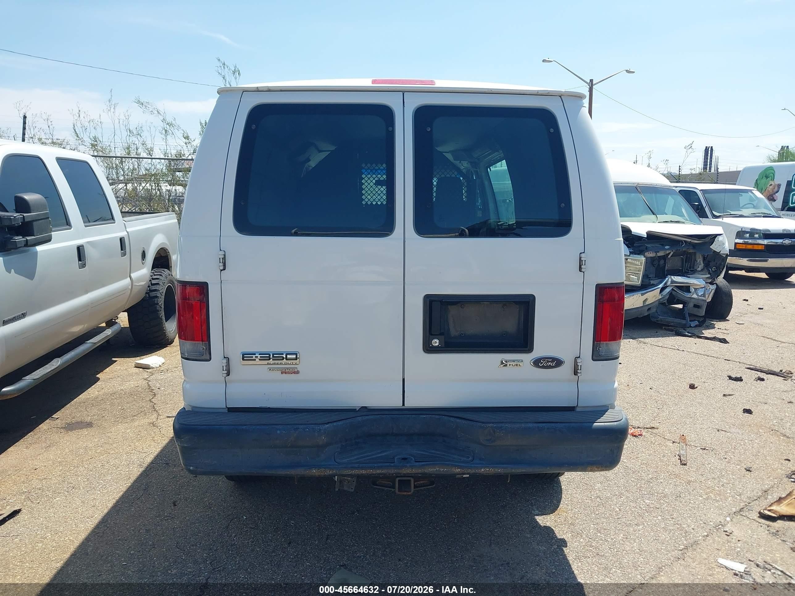 2012 Ford E-350 Super Duty Commercial White vin: 1FTSE3EL1CDA14033