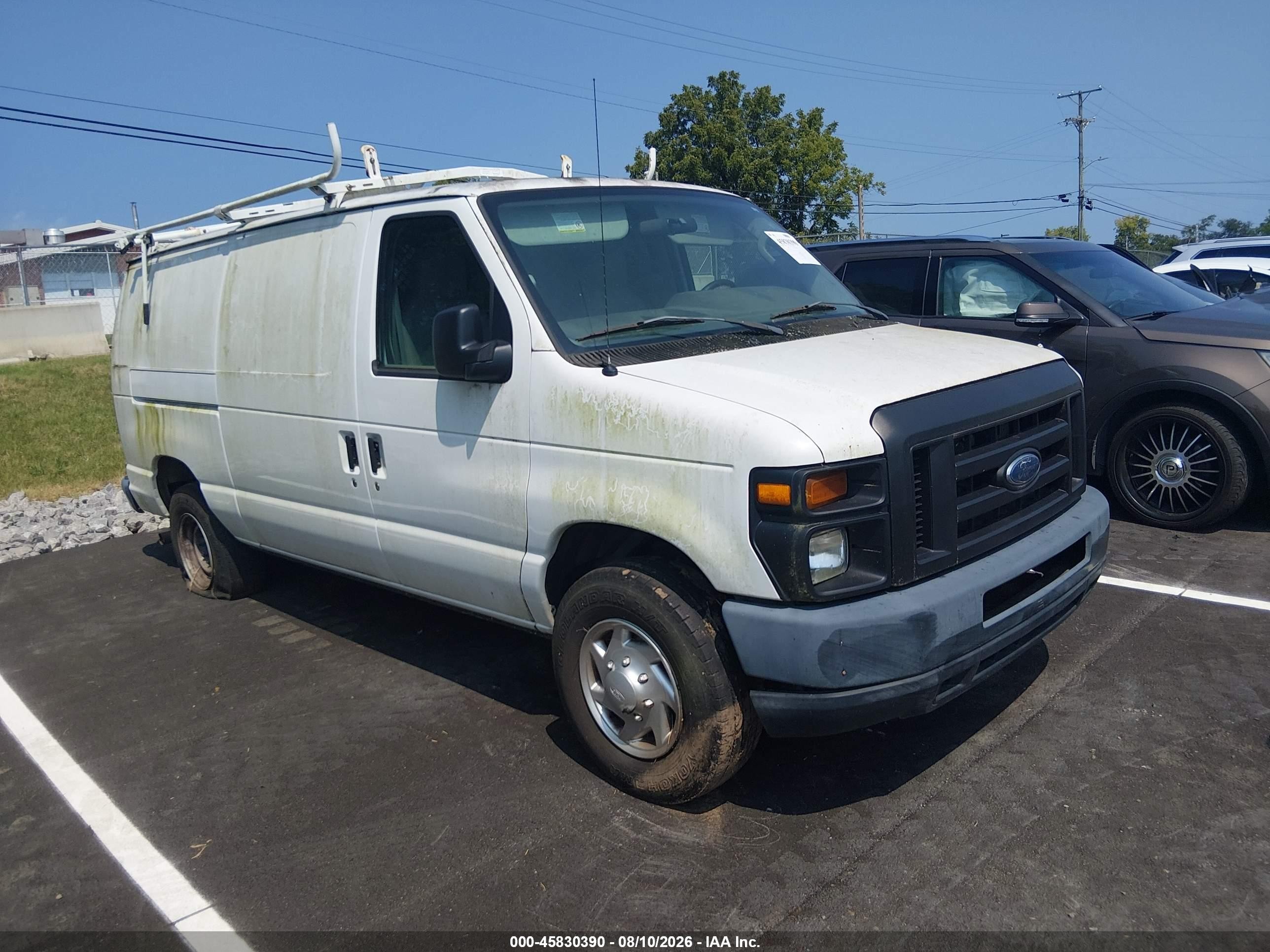 2012 Ford E-350 Super Duty Commercial White vin: 1FTSE3EL2CDA13909