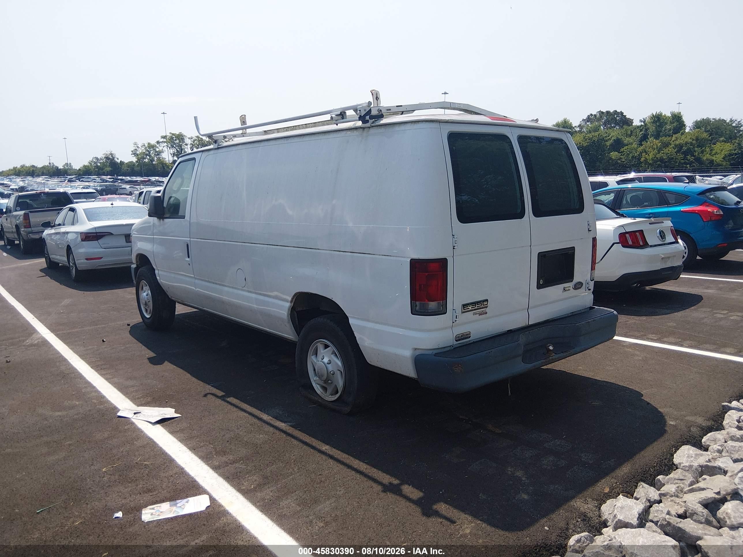 2012 Ford E-350 Super Duty Commercial White vin: 1FTSE3EL2CDA13909