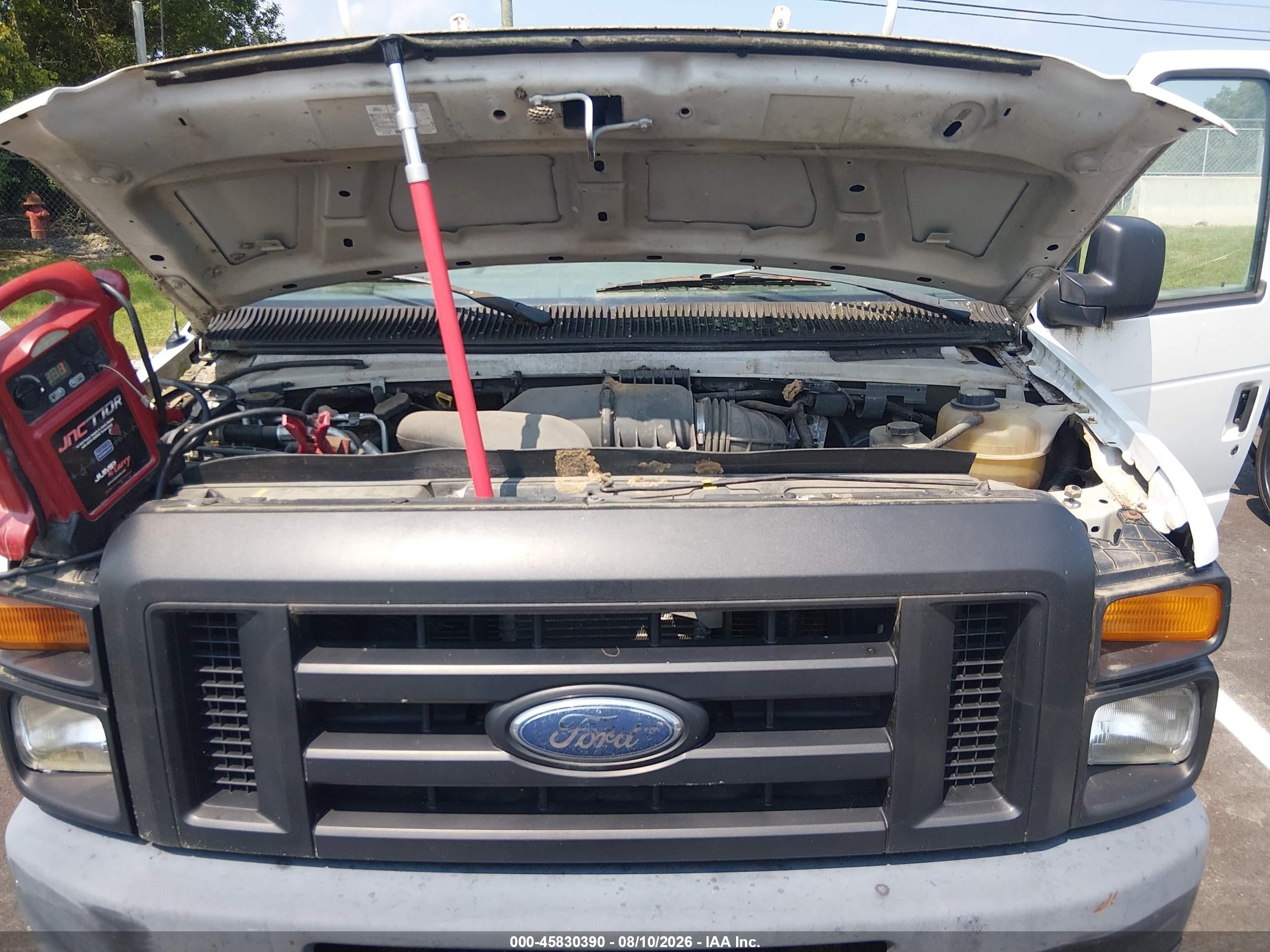 2012 Ford E-350 Super Duty Commercial White vin: 1FTSE3EL2CDA13909