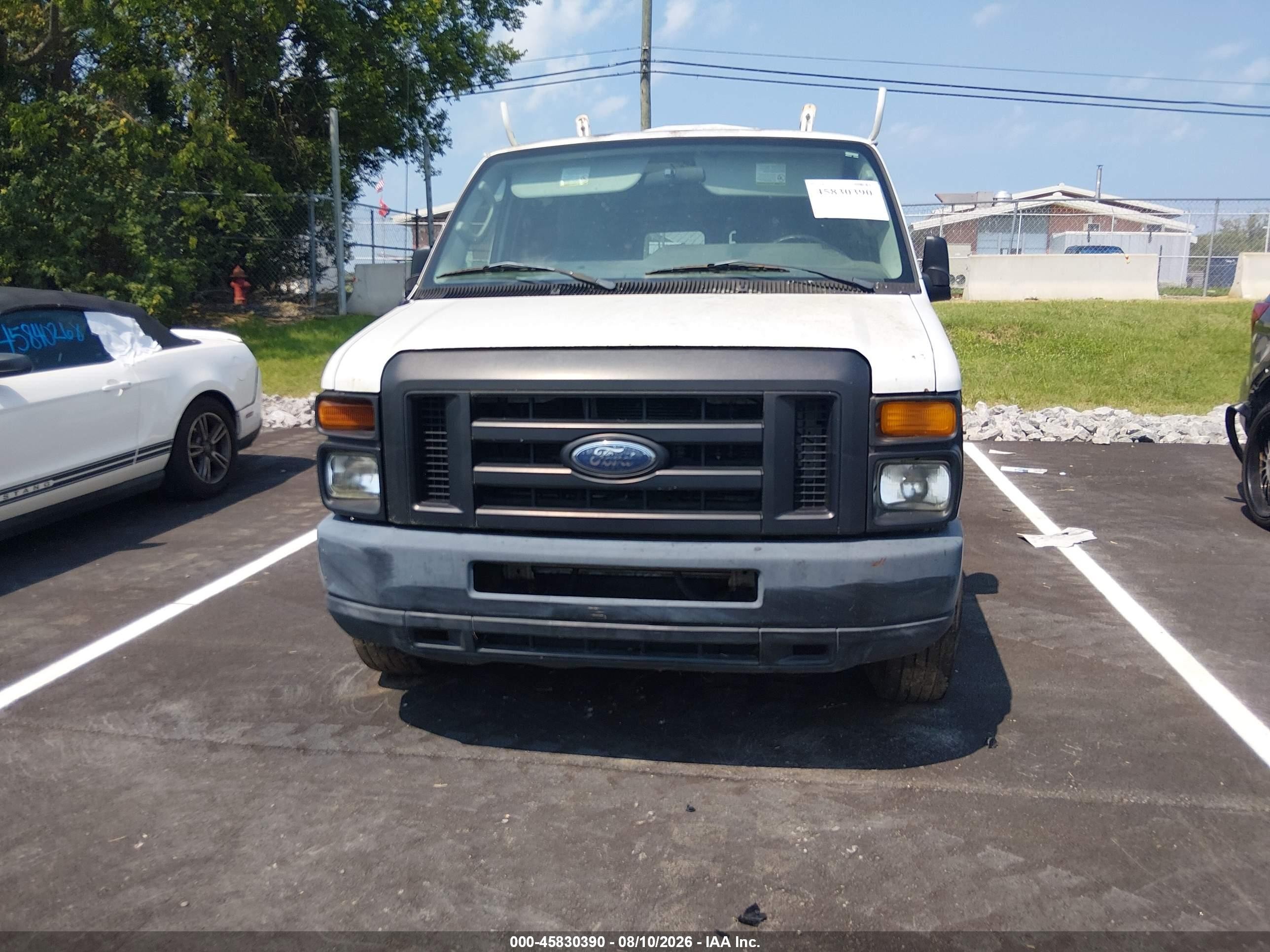 2012 Ford E-350 Super Duty Commercial White vin: 1FTSE3EL2CDA13909