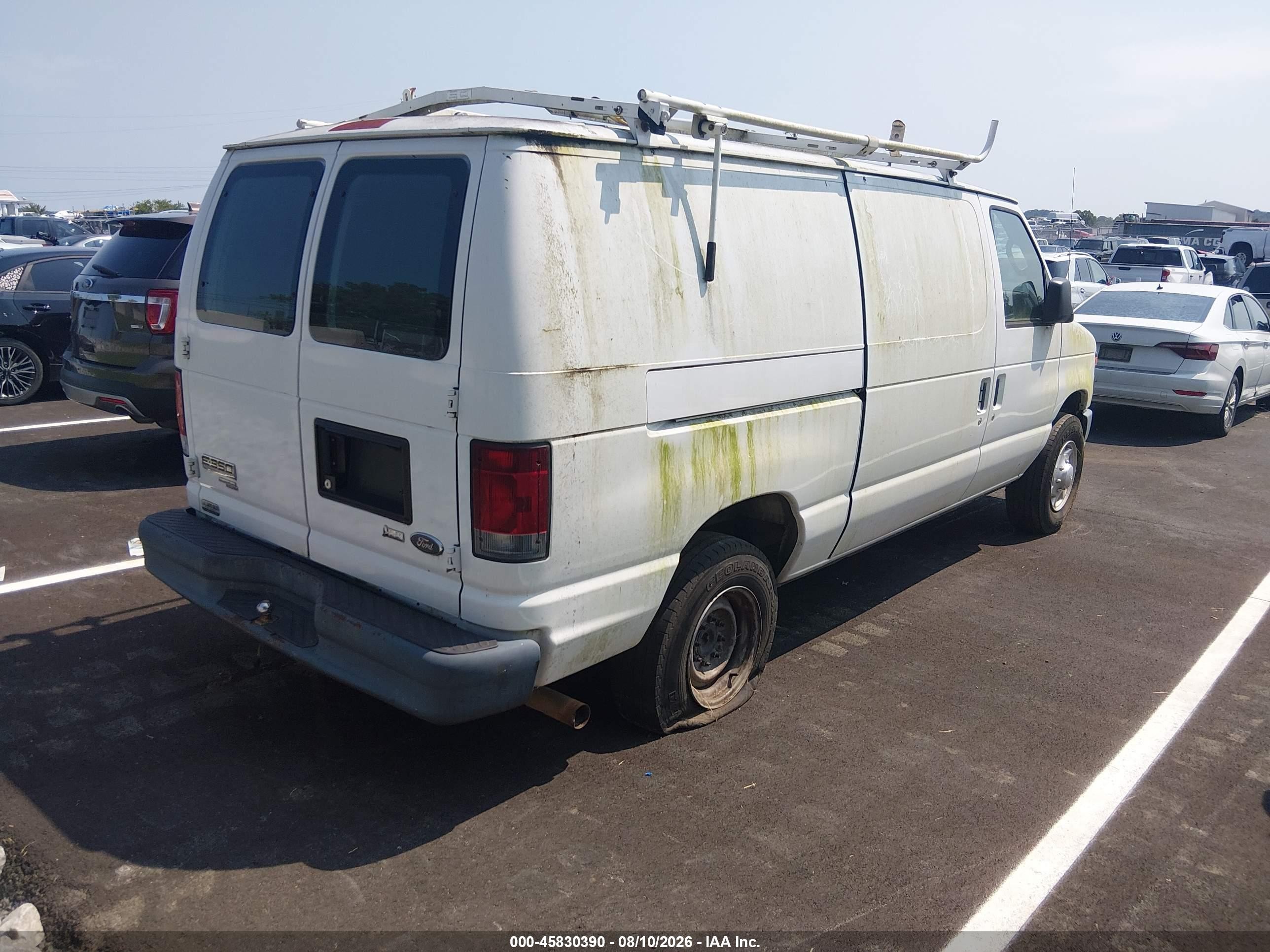 2012 Ford E-350 Super Duty Commercial White vin: 1FTSE3EL2CDA13909