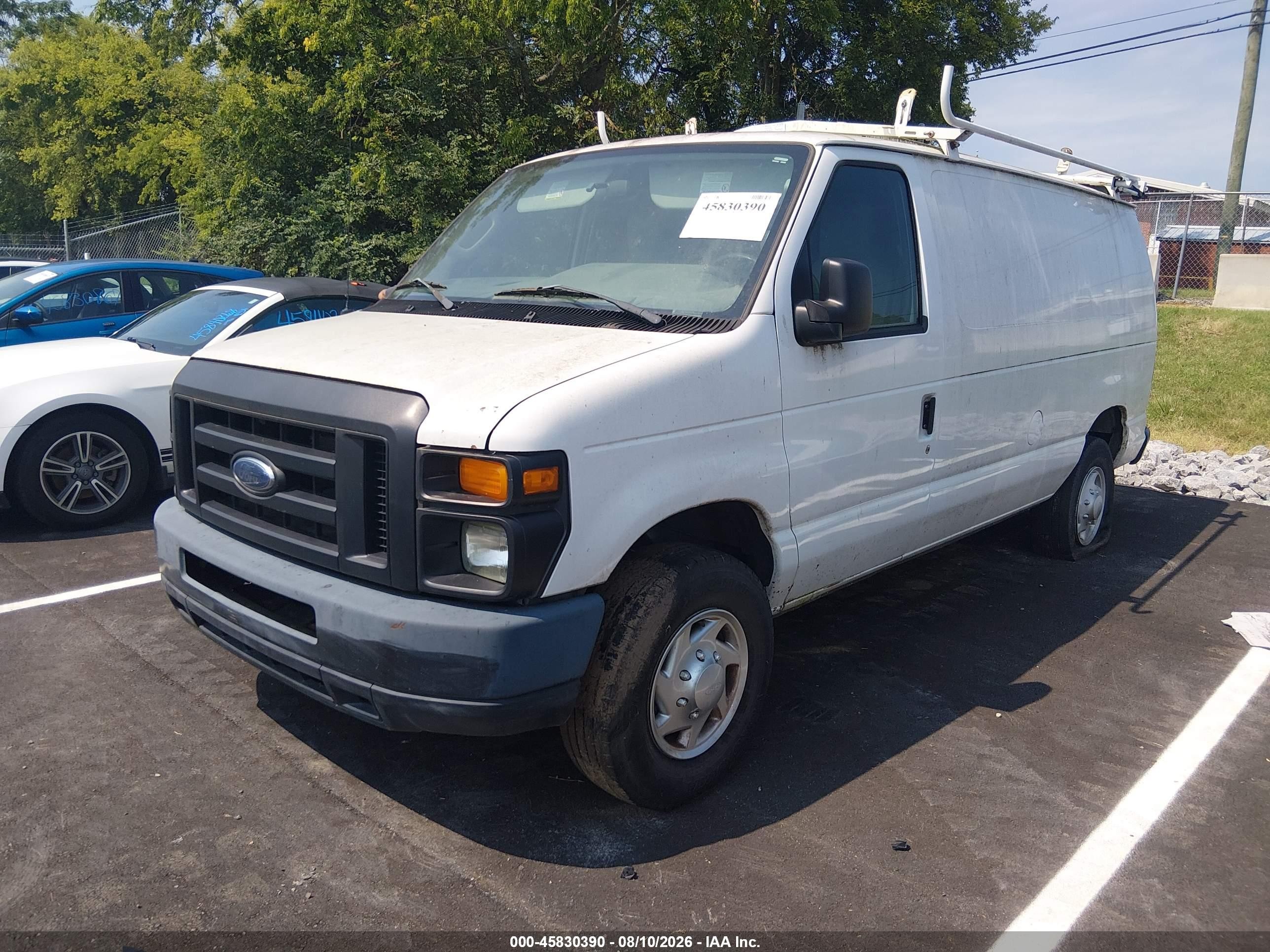 2012 Ford E-350 Super Duty Commercial White vin: 1FTSE3EL2CDA13909