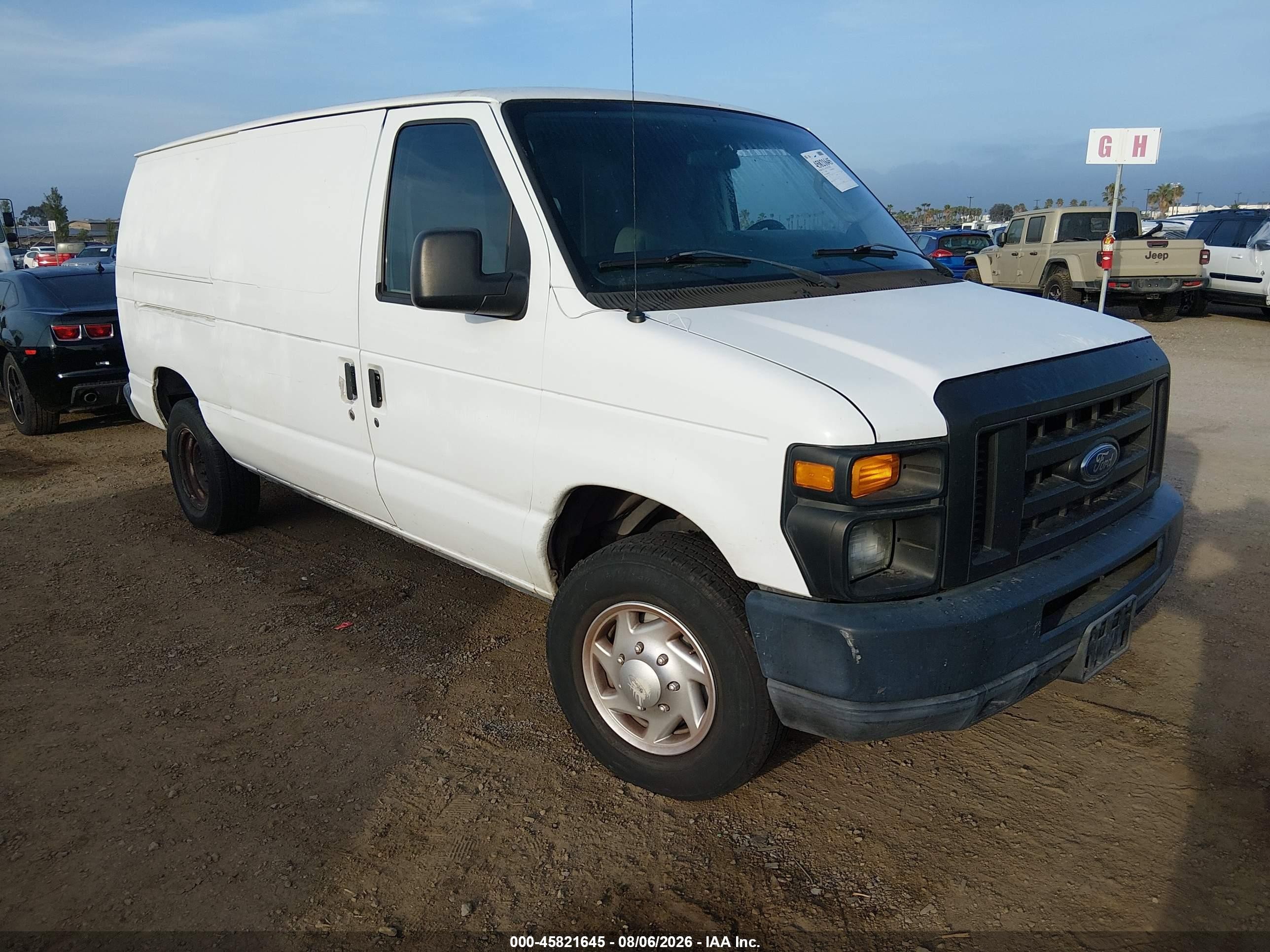 2011 Ford E-350 Super Duty Commercial White vin: 1FTSE3EL4BDB05568