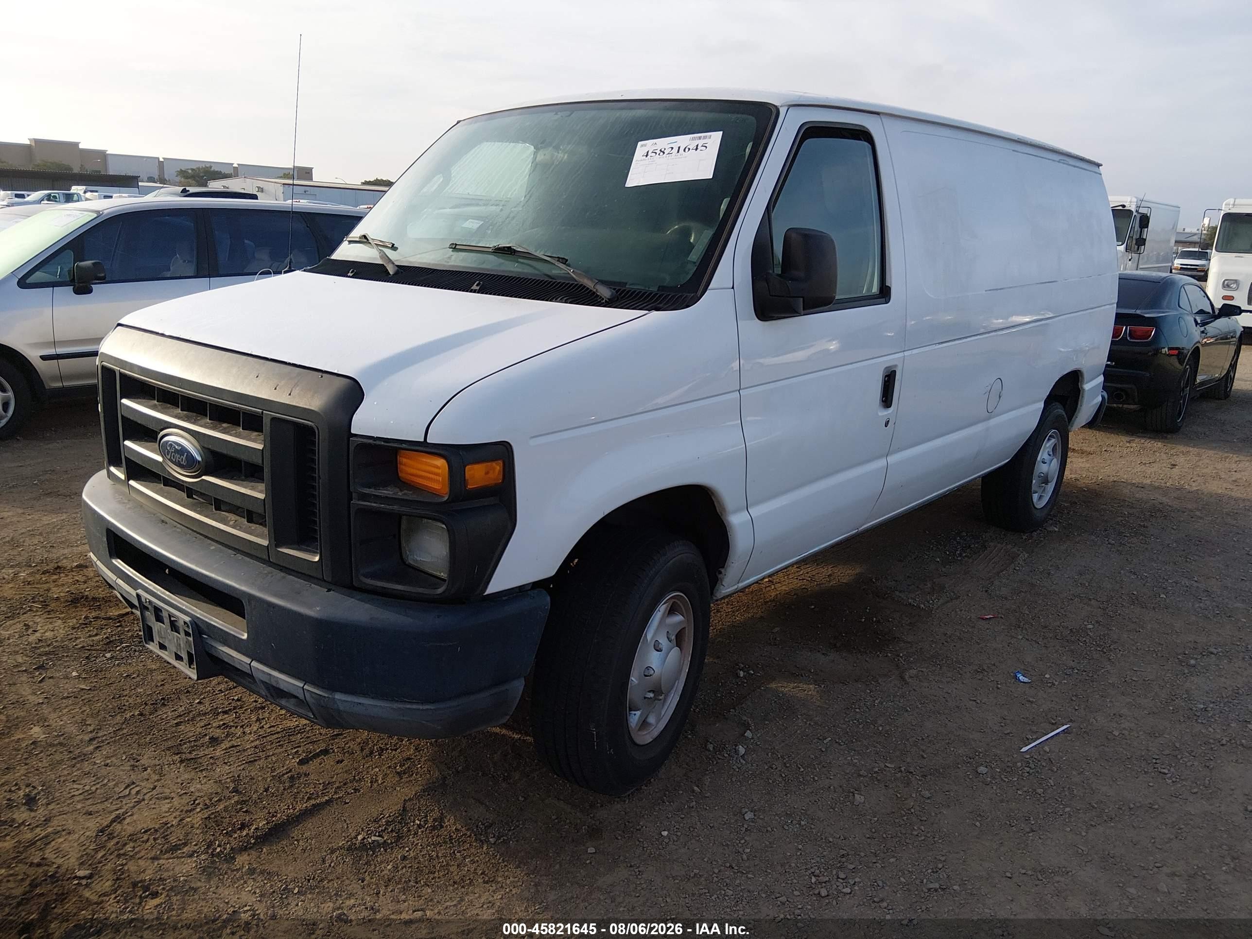 2011 Ford E-350 Super Duty Commercial White vin: 1FTSE3EL4BDB05568