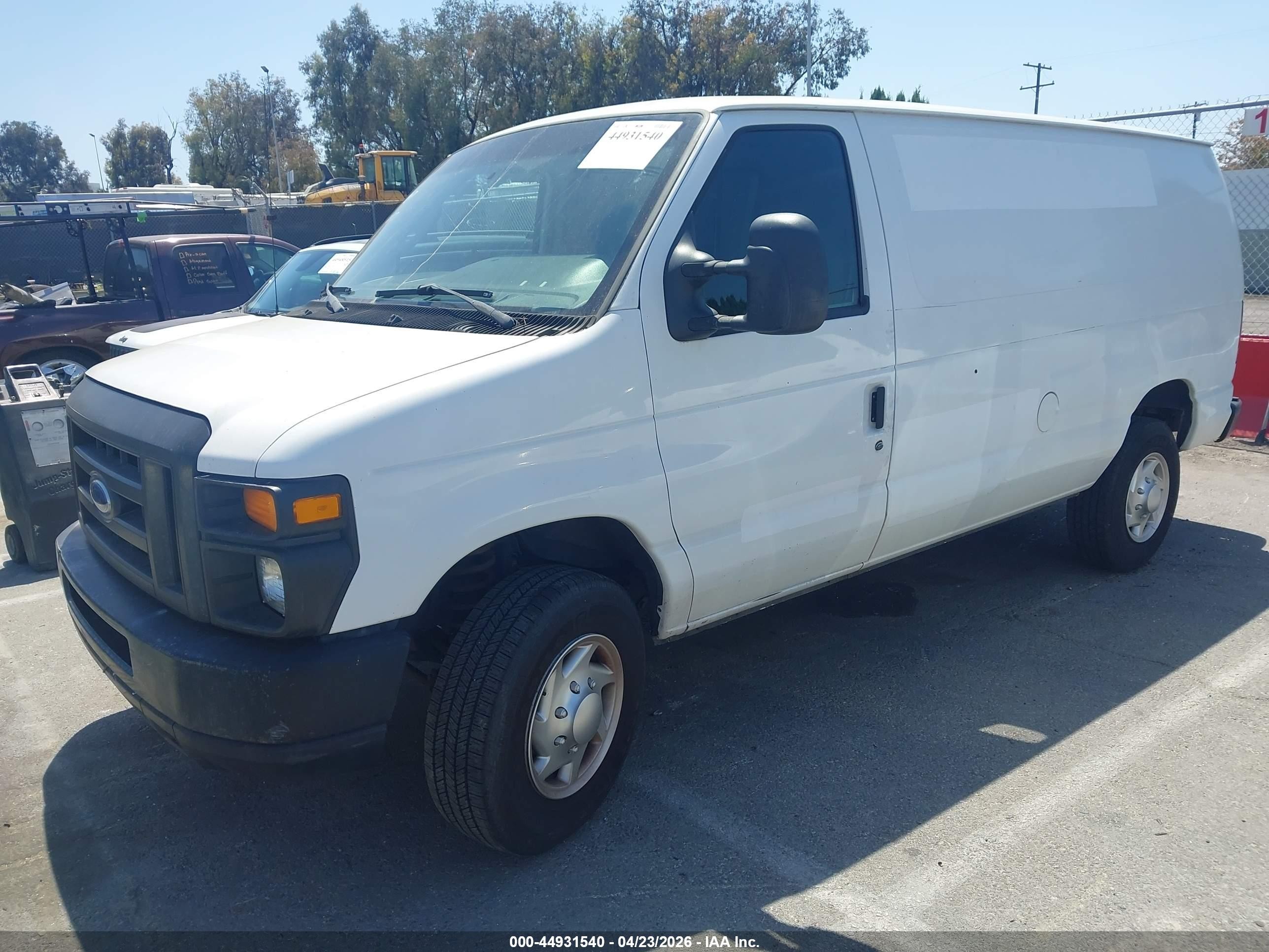 2012 Ford Econoline Super Duty Commercial White vin: 1FTSE3EL4CDB34697