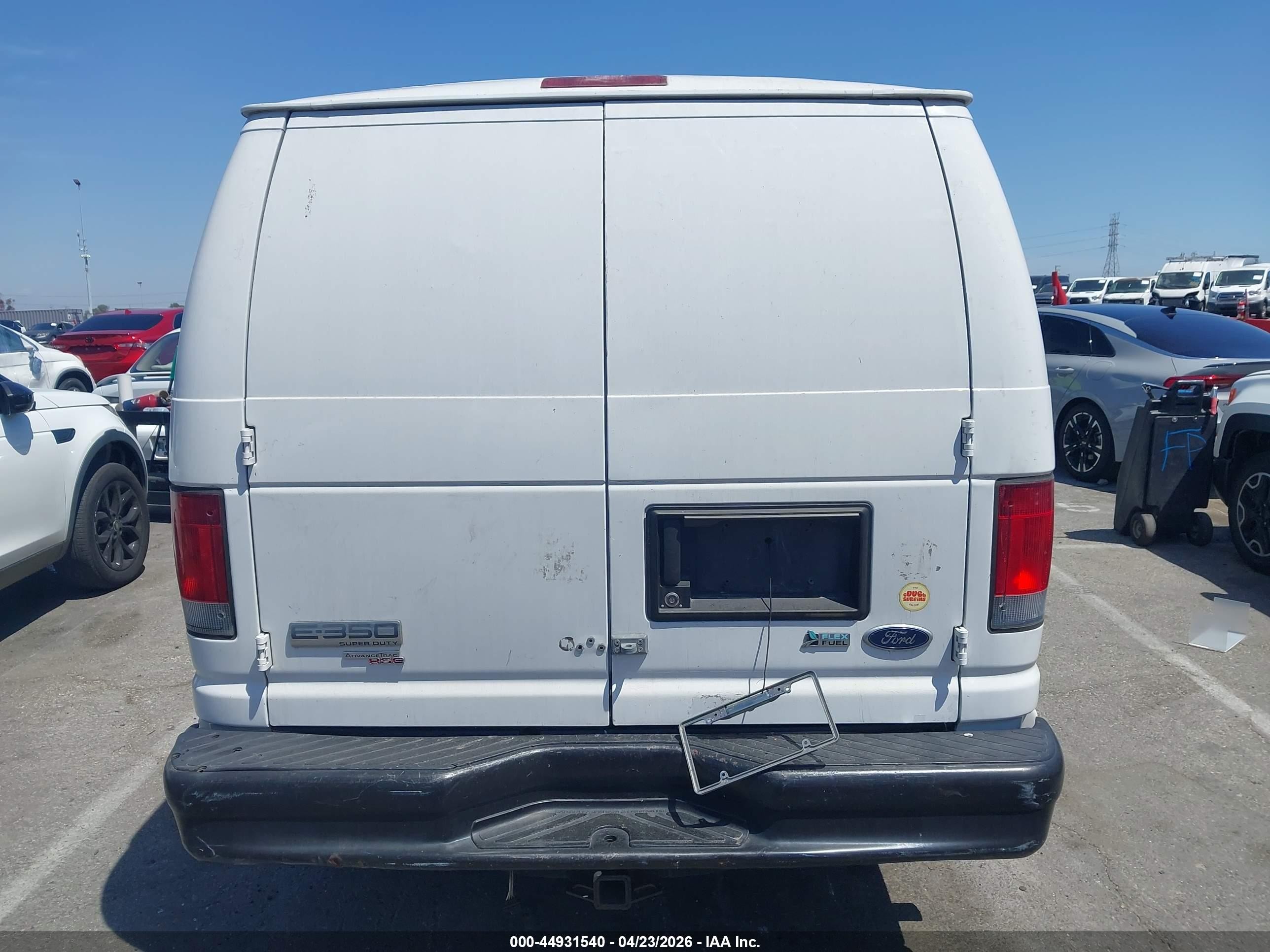 2012 Ford Econoline Super Duty Commercial White vin: 1FTSE3EL4CDB34697