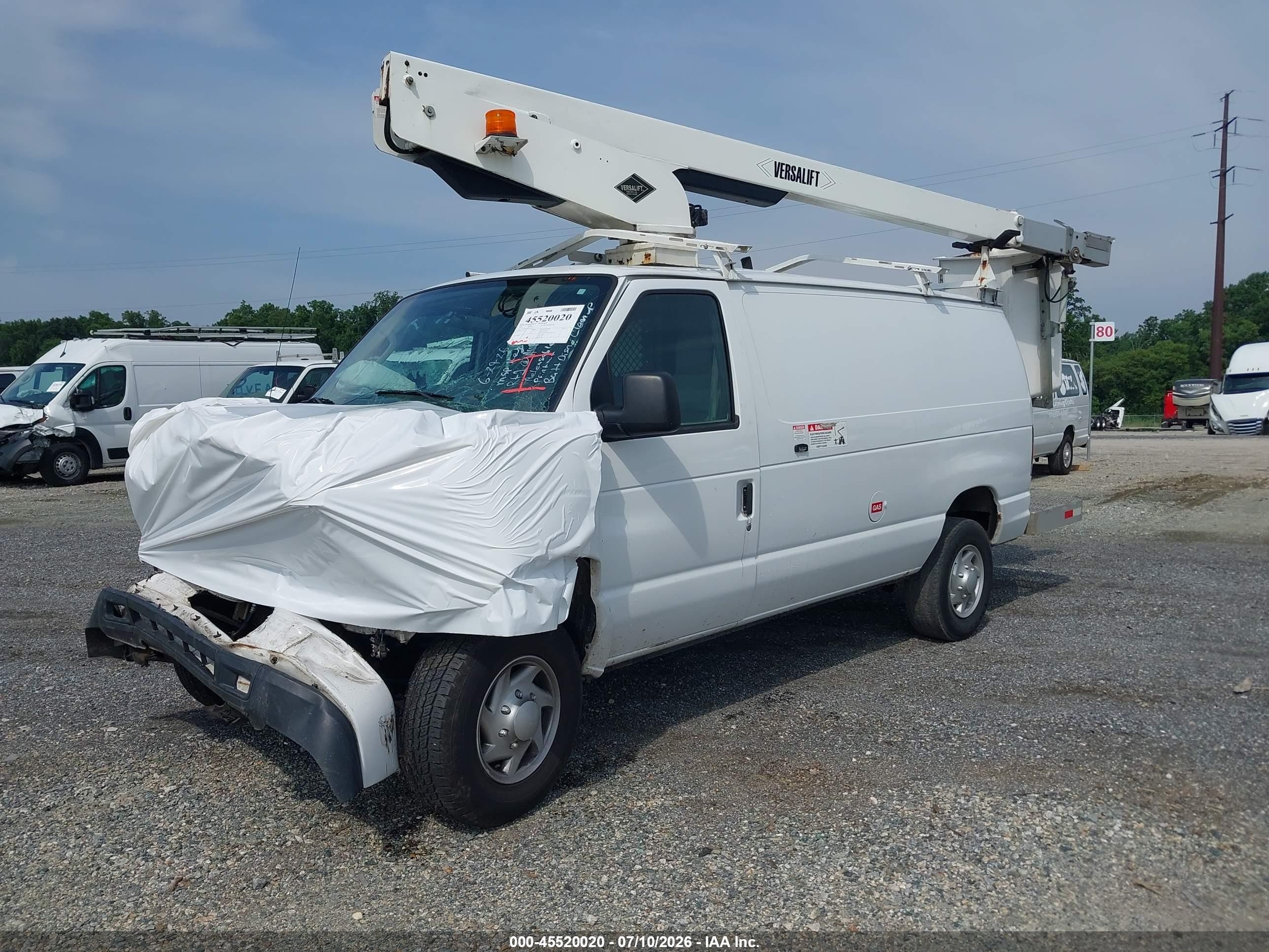 2012 Ford E-350 Super Duty Commercial/recreational White vin: 1FTSE3EL5CDB28570