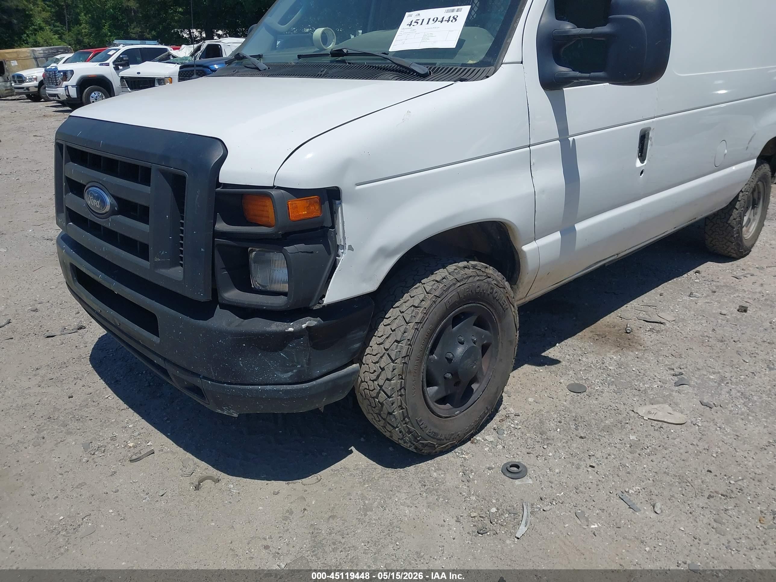 2012 Ford E-350 Super Duty Commercial White vin: 1FTSE3EL8CDA43562