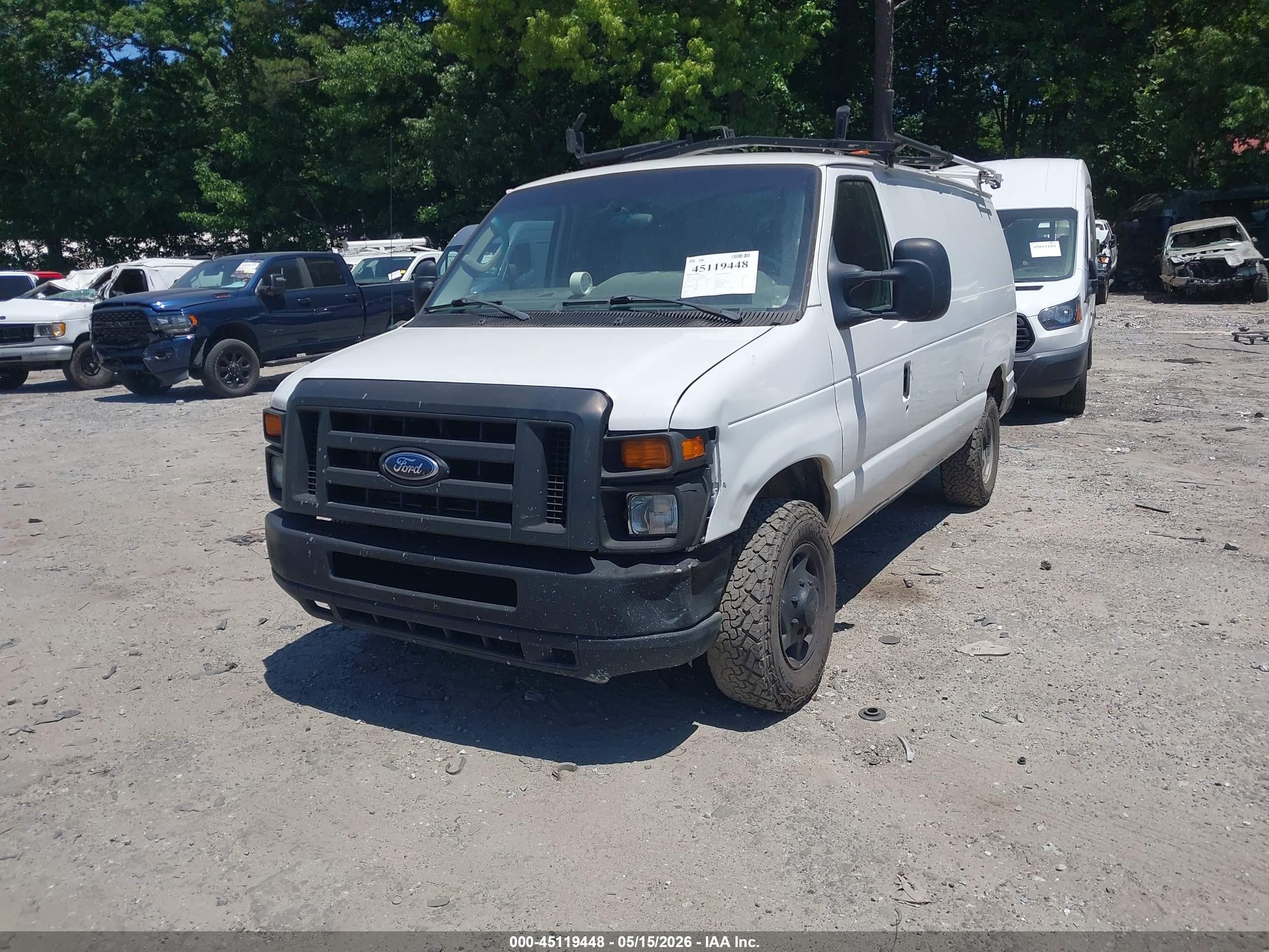 2012 Ford E-350 Super Duty Commercial White vin: 1FTSE3EL8CDA43562