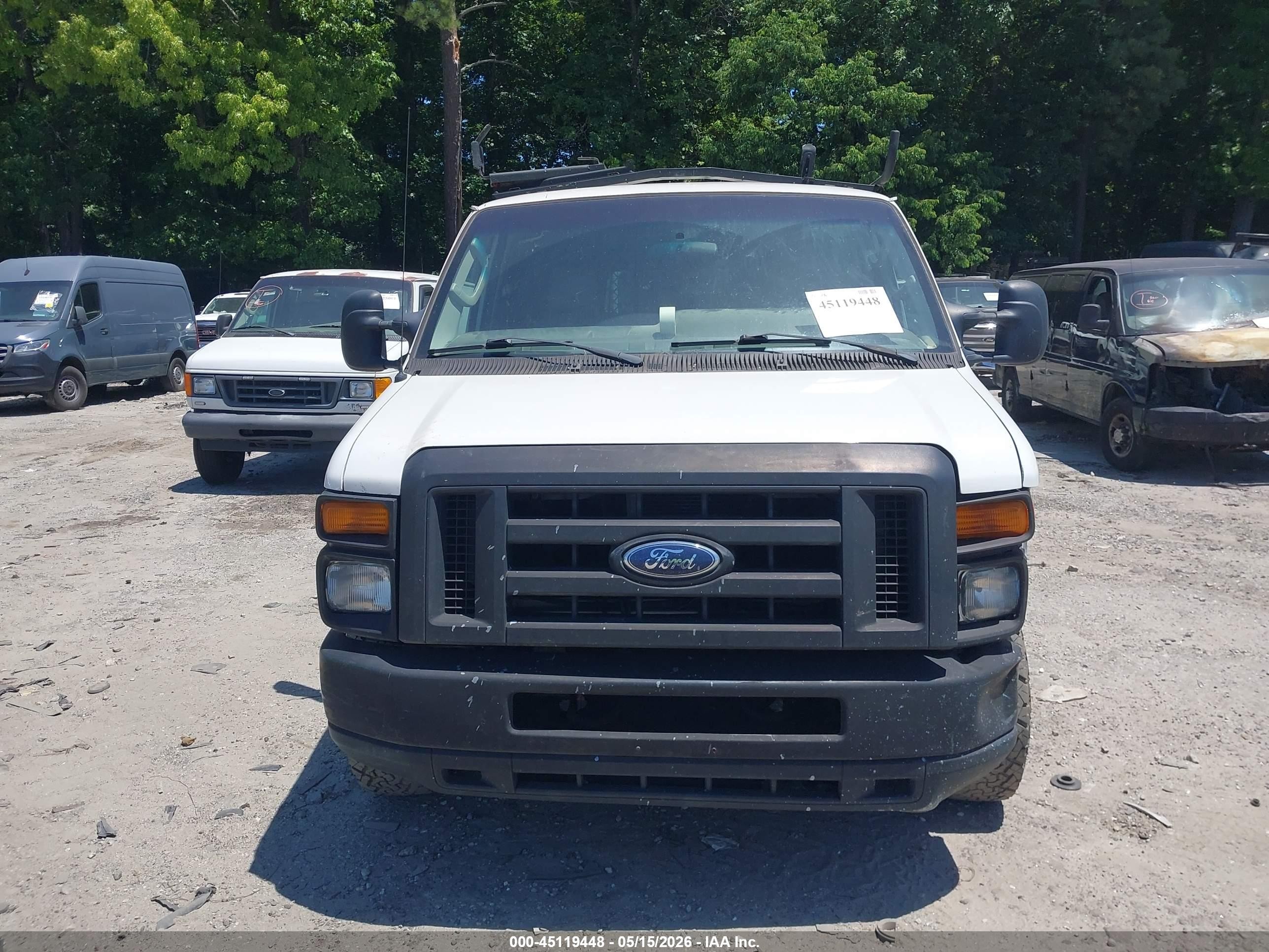 2012 Ford E-350 Super Duty Commercial White vin: 1FTSE3EL8CDA43562