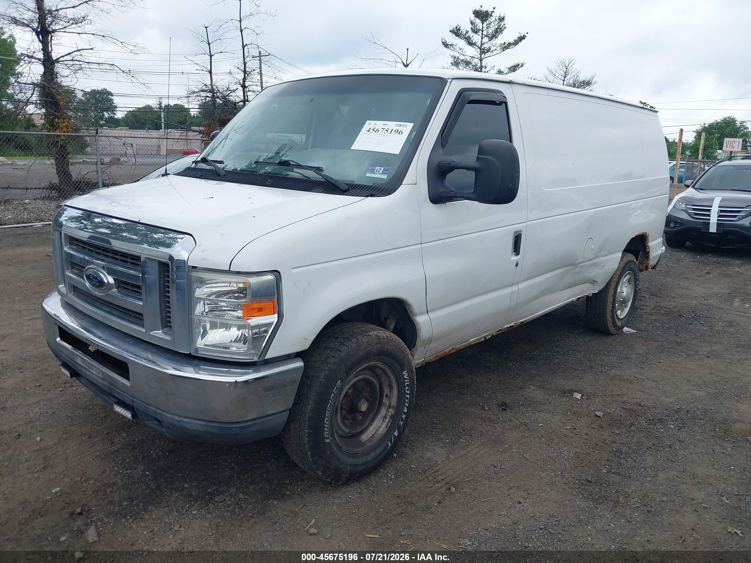 2010 Ford E-350 Super Duty Commercial/recreational White vin: 1FTSE3ELXADA98835