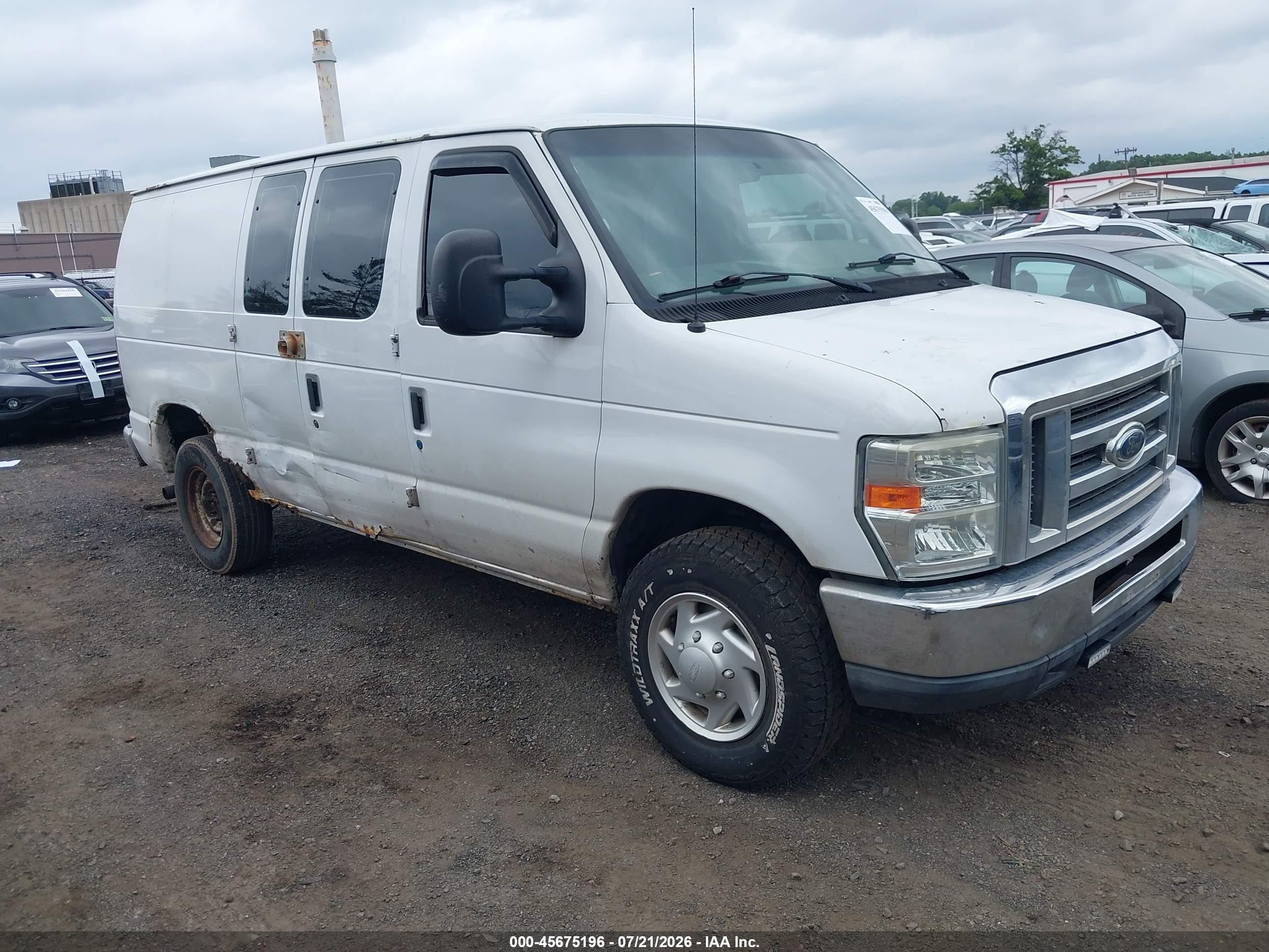 2010 Ford E-350 Super Duty Commercial/recreational White vin: 1FTSE3ELXADA98835