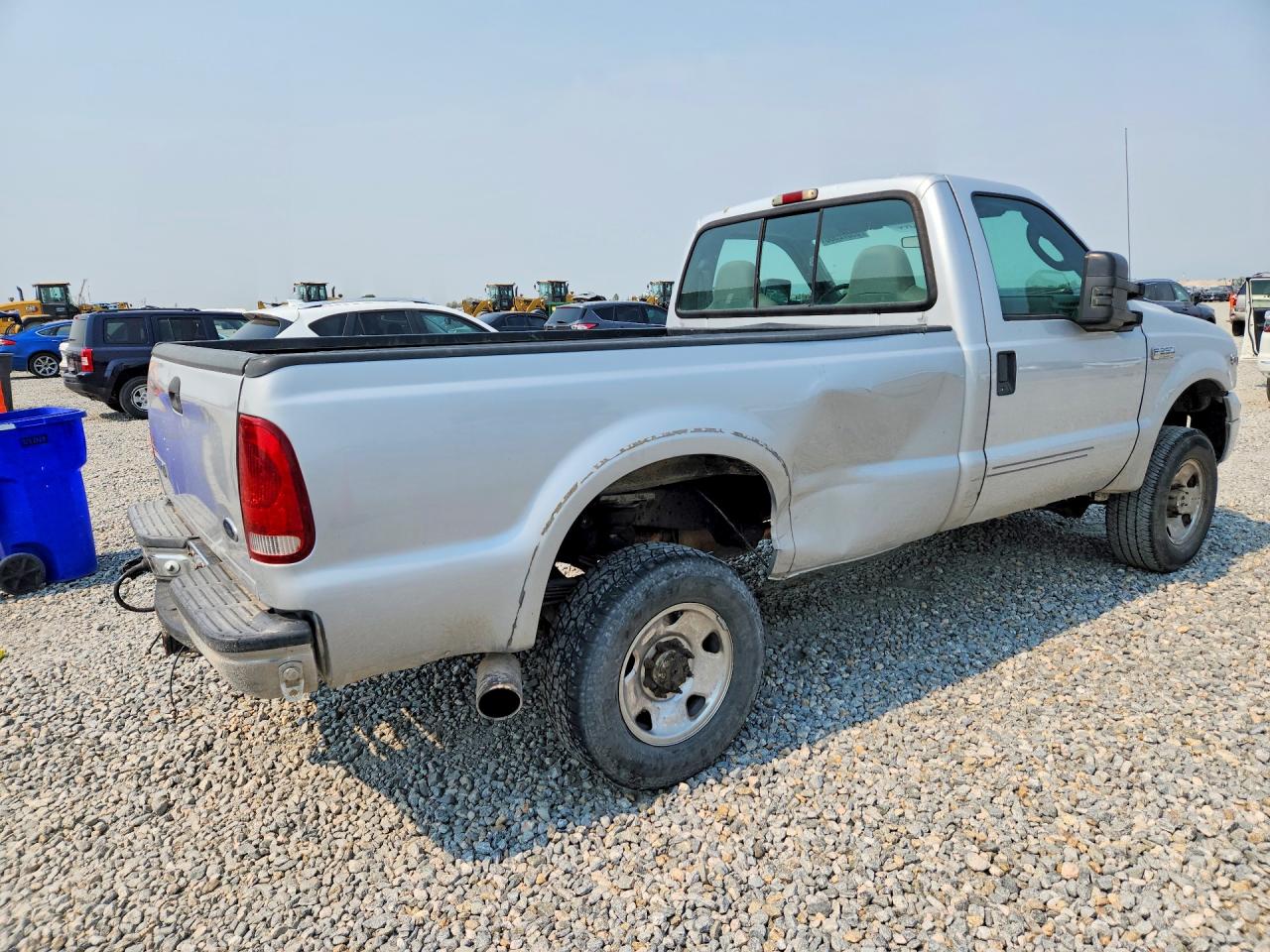 2005 Ford F250 Super Duty Silver vin: 1FTSF21Y05EA08486