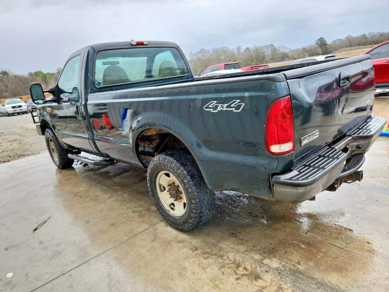 2005 Ford F250 Super Duty Green vin: 1FTSF21Y05EC71173